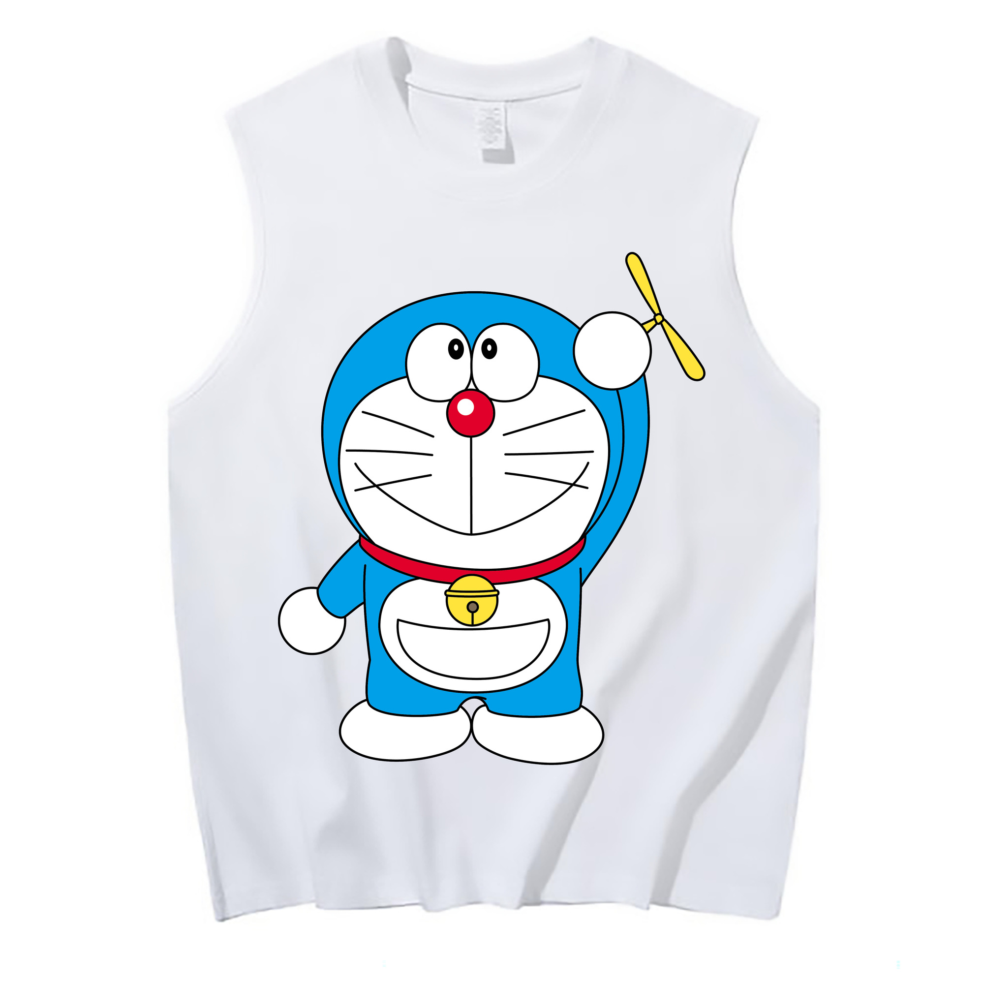 （画像用） ドラえもん Doraemon コットン100％タンクトップ（フロントプリント）