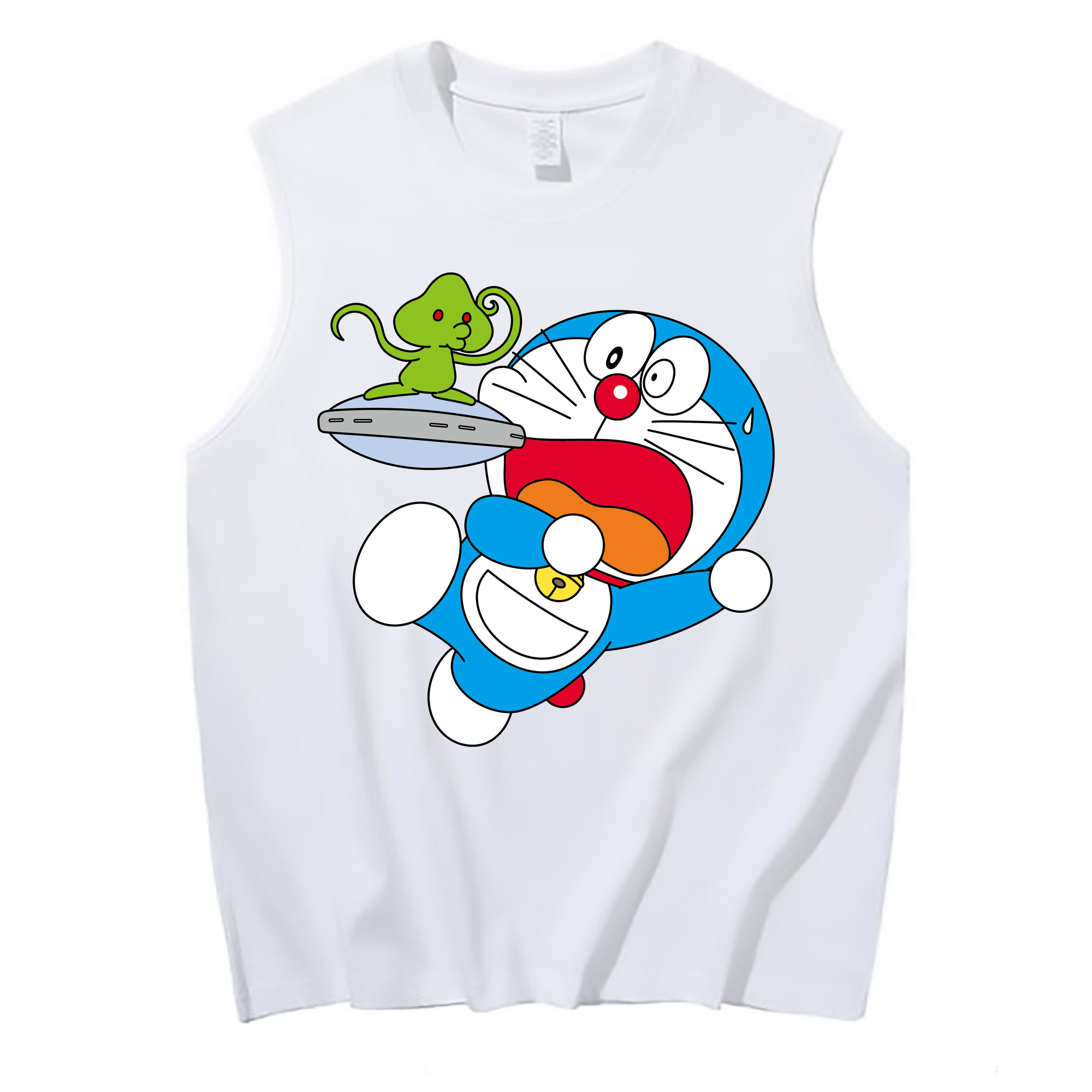 （画像用） ドラえもん Doraemon コットン100％タンクトップ（フロントプリント）