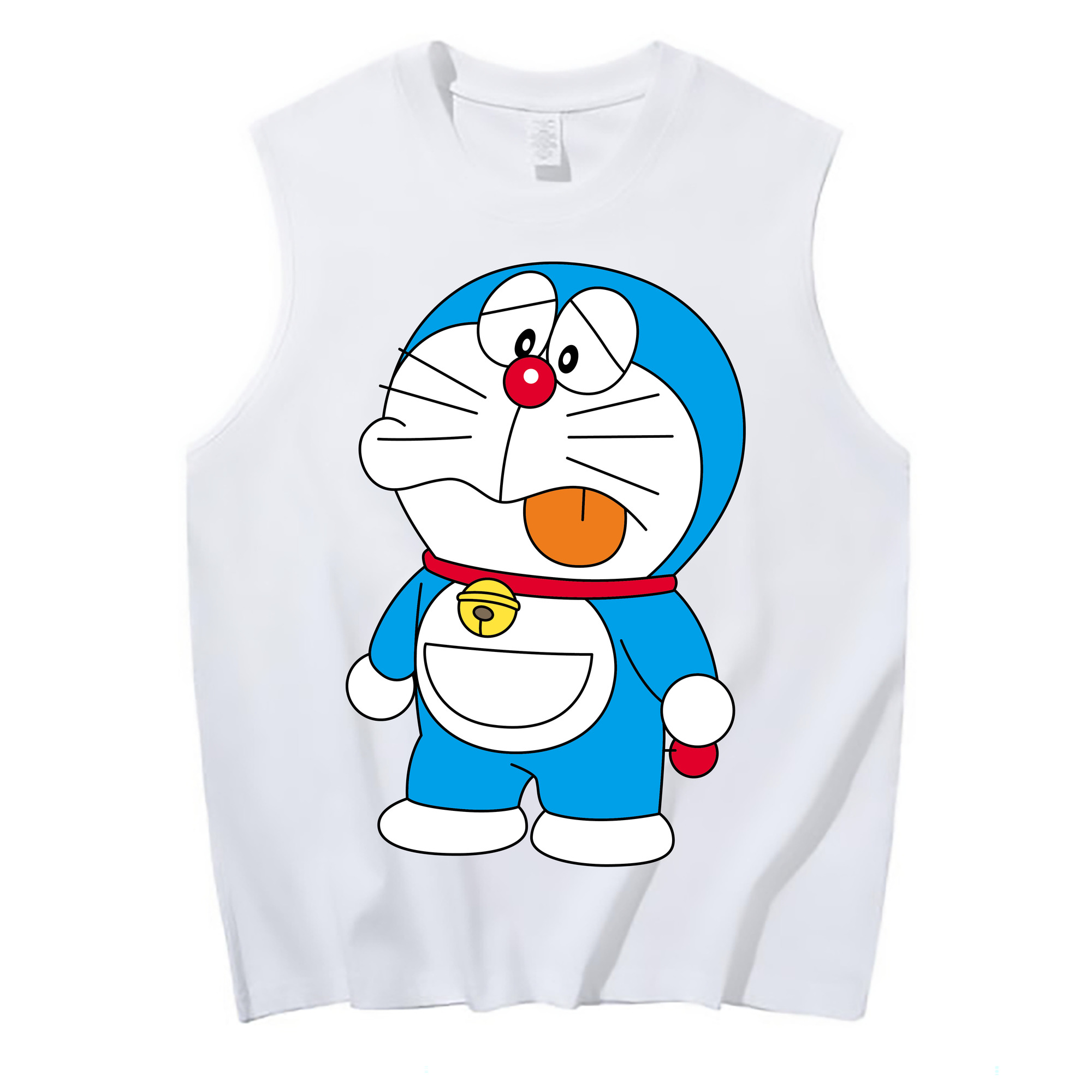 （画像用） ドラえもん Doraemon コットン100％タンクトップ（フロントプリント）