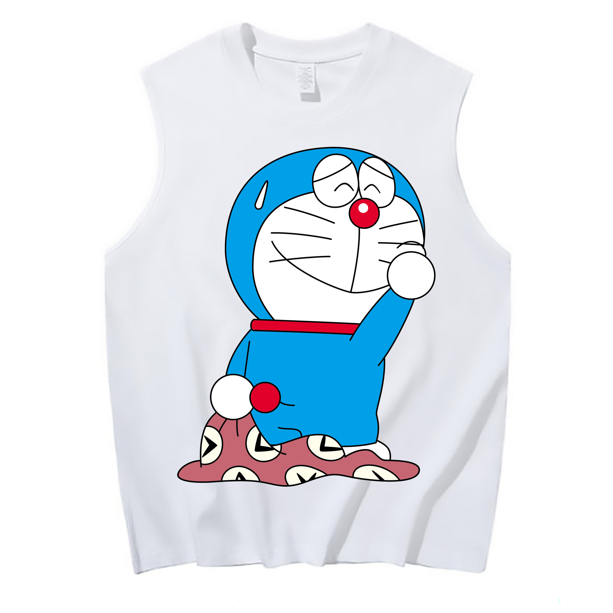（画像用） ドラえもん Doraemon コットン100％タンクトップ（フロントプリント）
