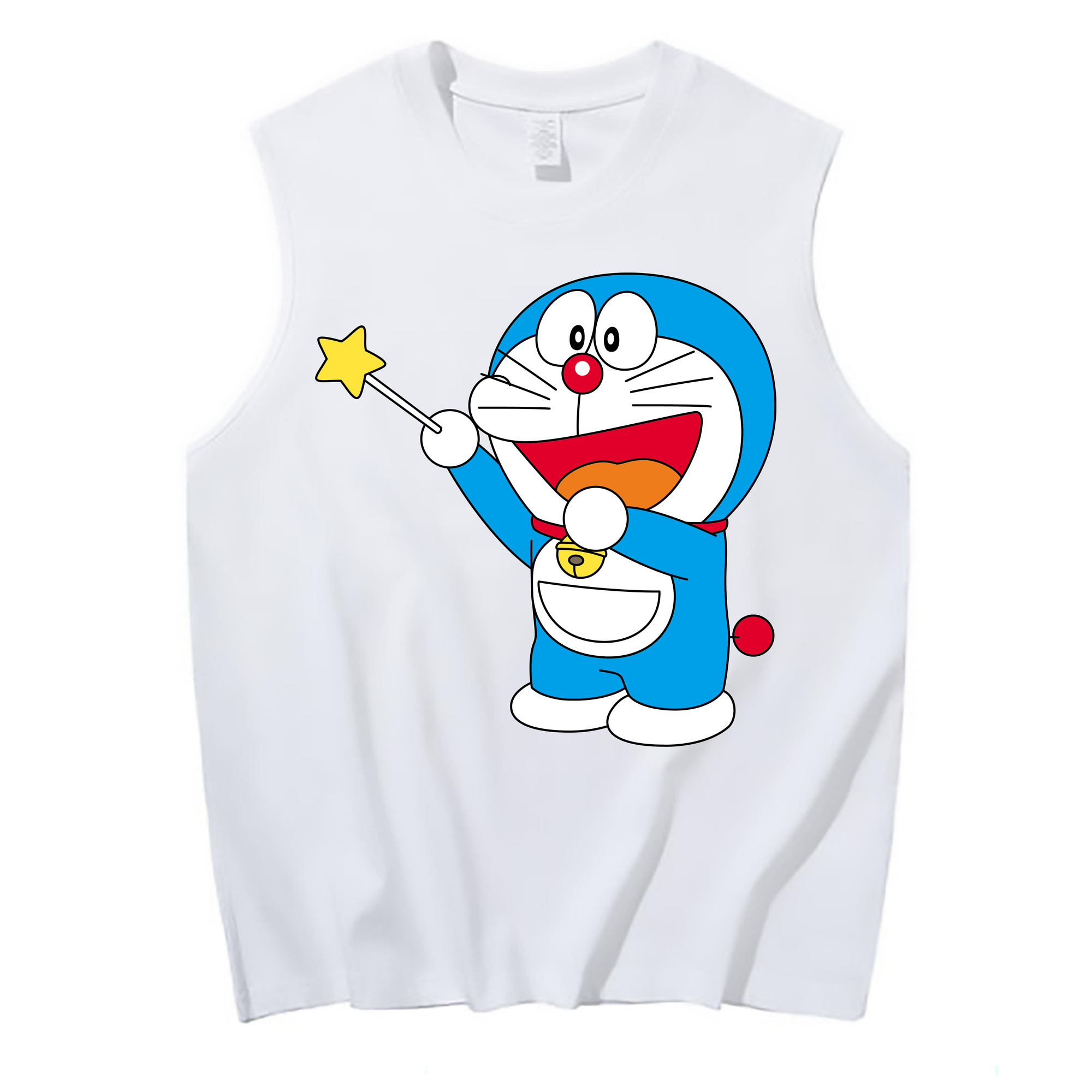 （画像用） ドラえもん Doraemon コットン100％タンクトップ（フロントプリント）