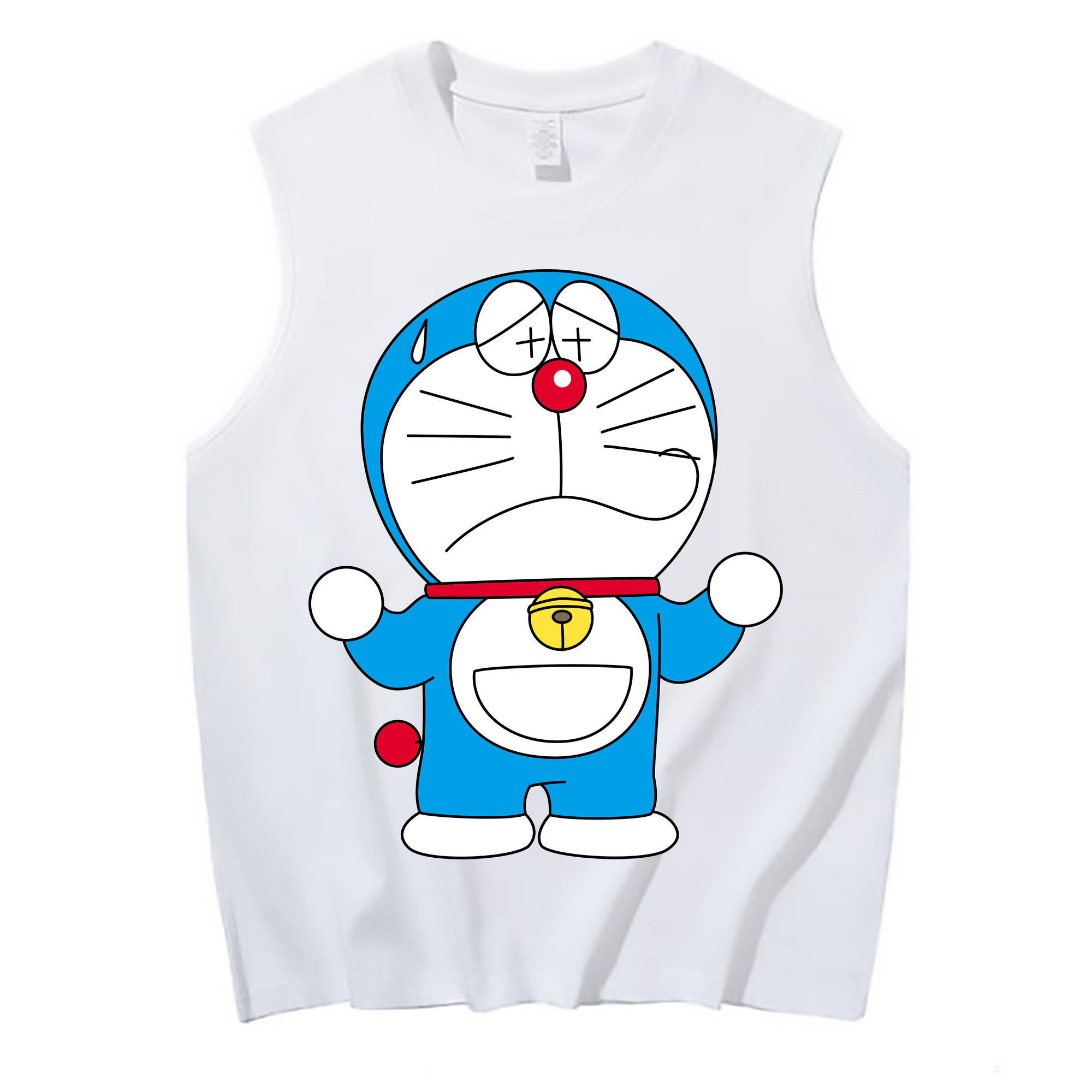 （画像用） ドラえもん Doraemon コットン100％タンクトップ（フロントプリント）