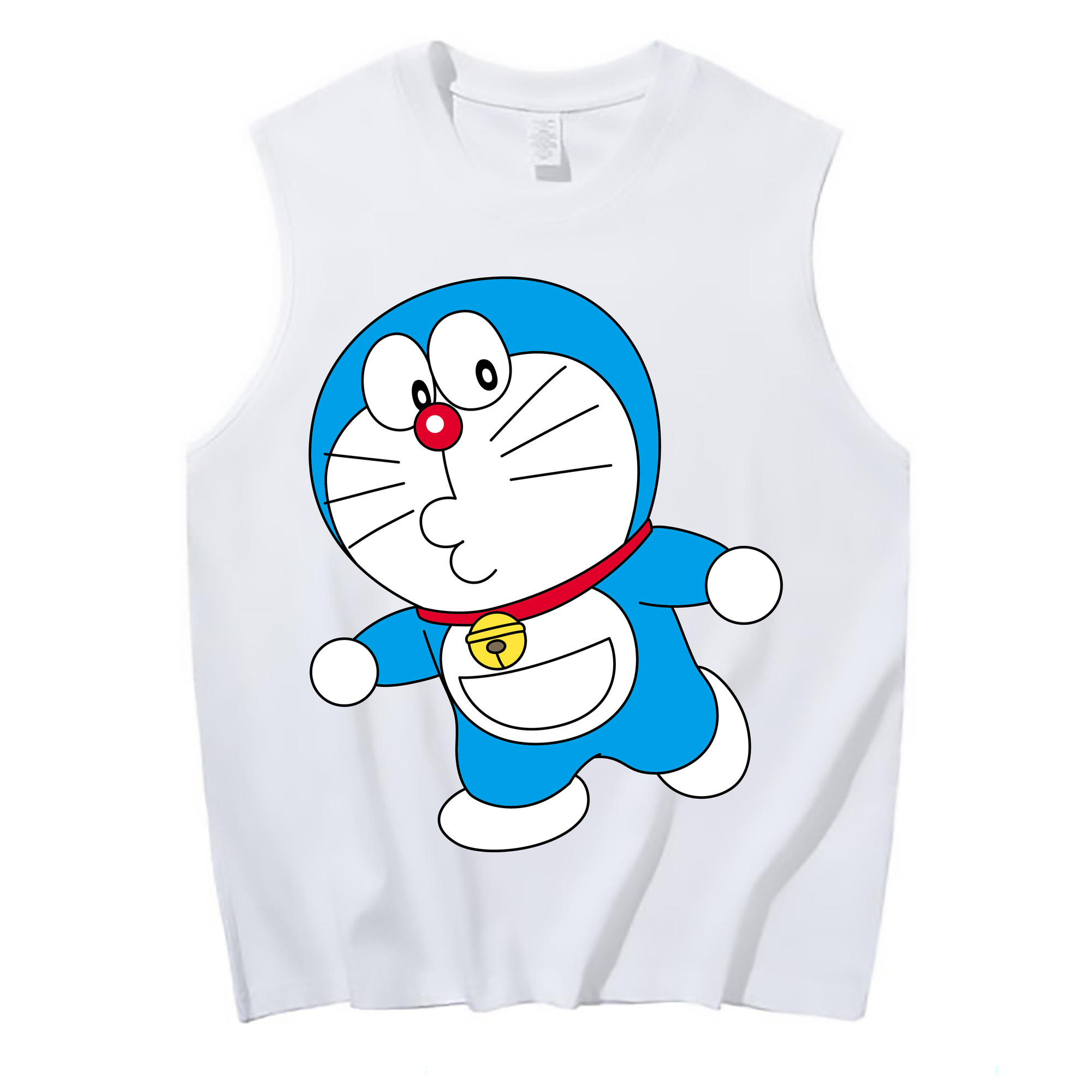 （画像用） ドラえもん Doraemon コットン100％タンクトップ（フロントプリント）