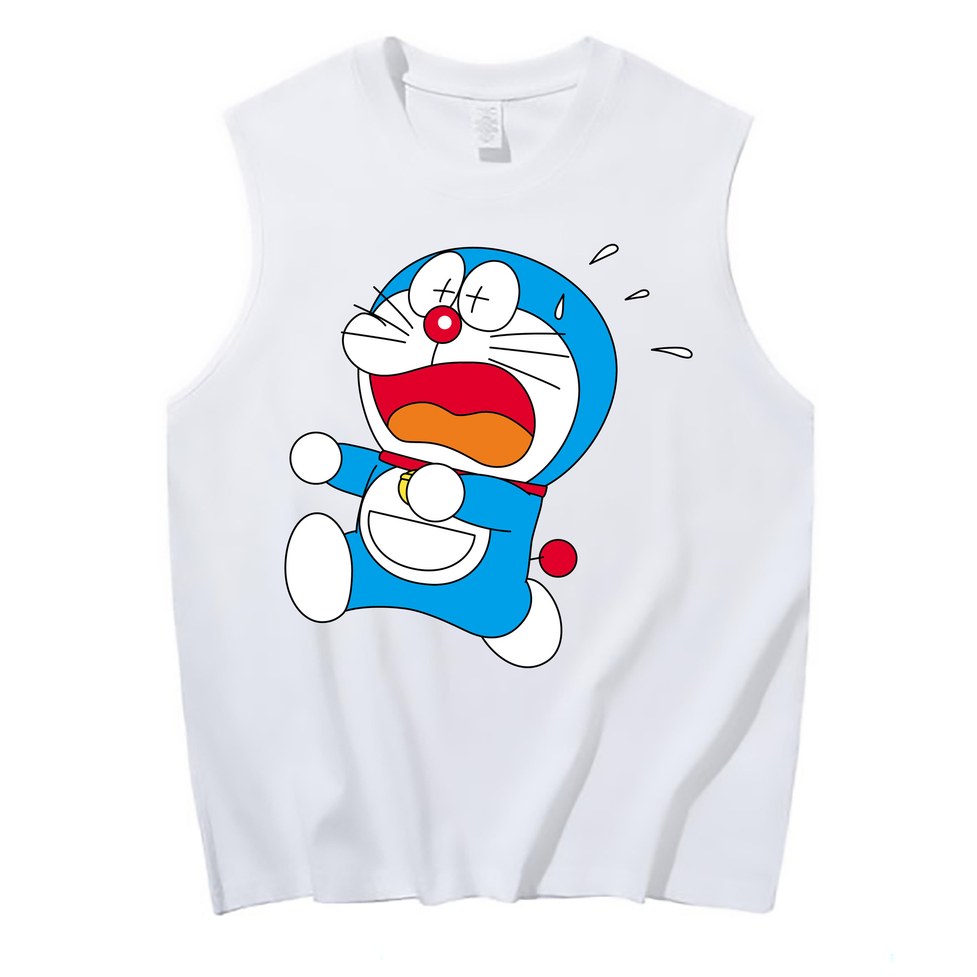 （画像用） ドラえもん Doraemon コットン100％タンクトップ（フロントプリント）