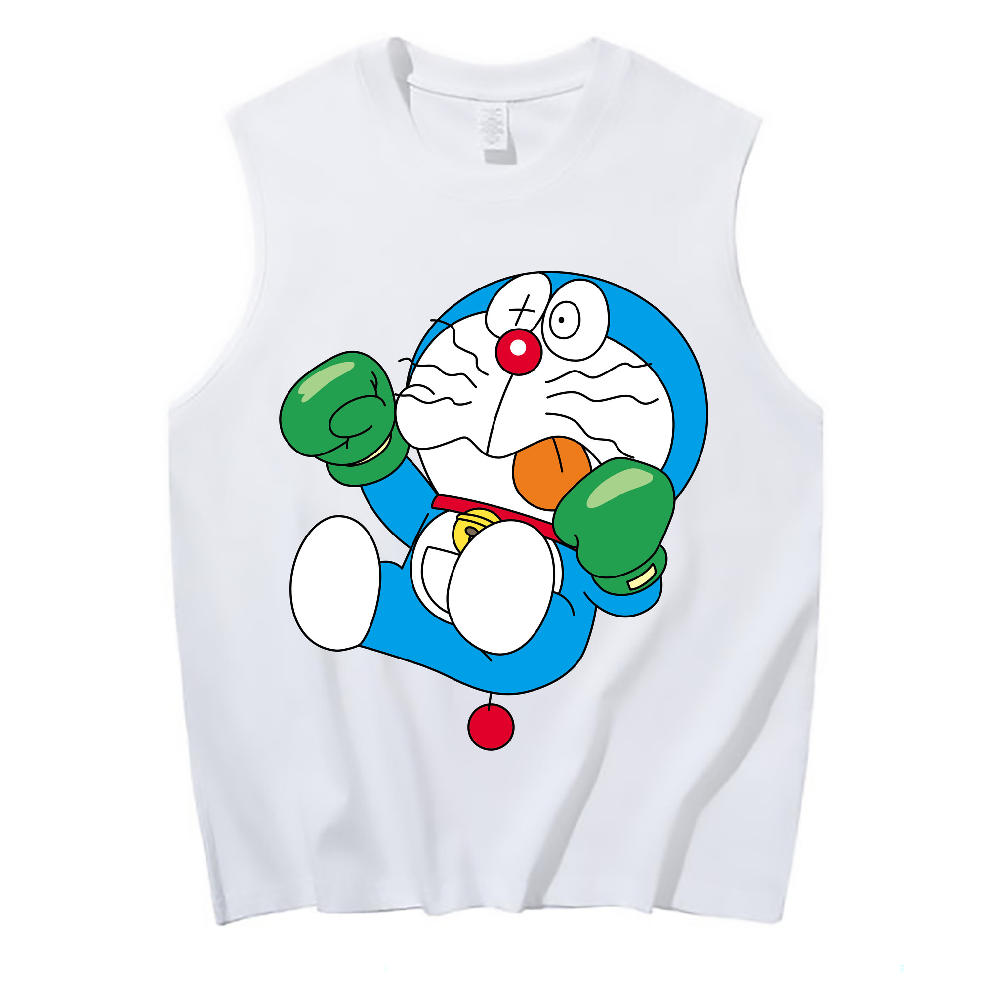 （画像用） ドラえもん Doraemon コットン100％タンクトップ（フロントプリント）