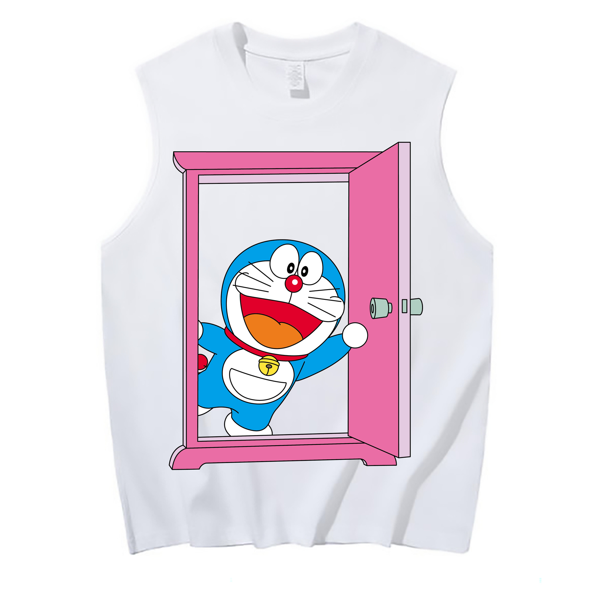 （画像用） ドラえもん Doraemon コットン100％タンクトップ（フロントプリント）