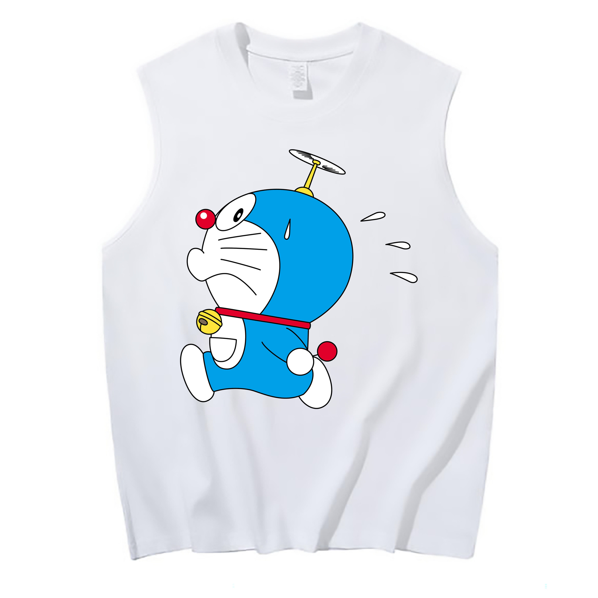 （画像用） ドラえもん Doraemon コットン100％タンクトップ（フロントプリント）