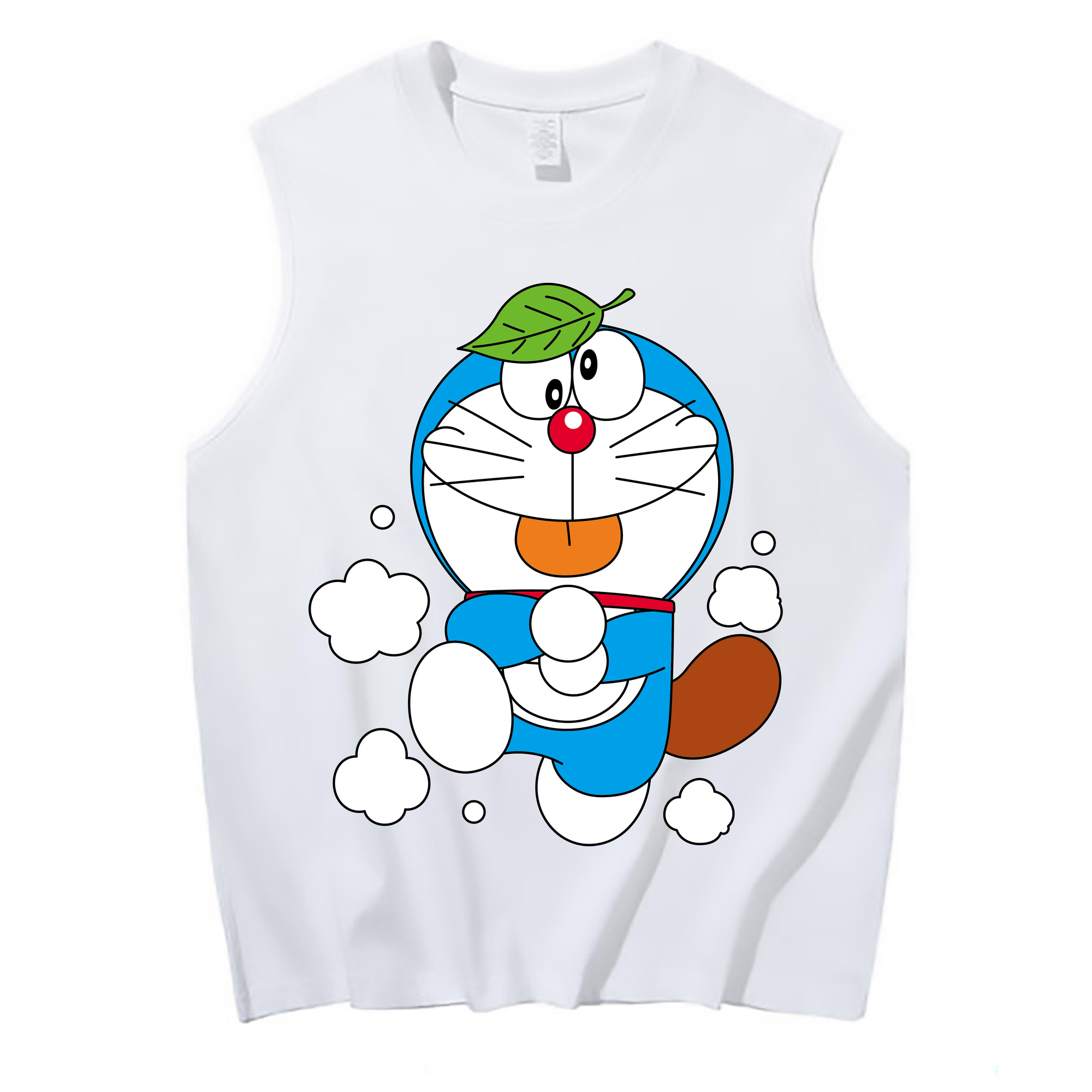 （画像用） ドラえもん Doraemon コットン100％タンクトップ（フロントプリント）