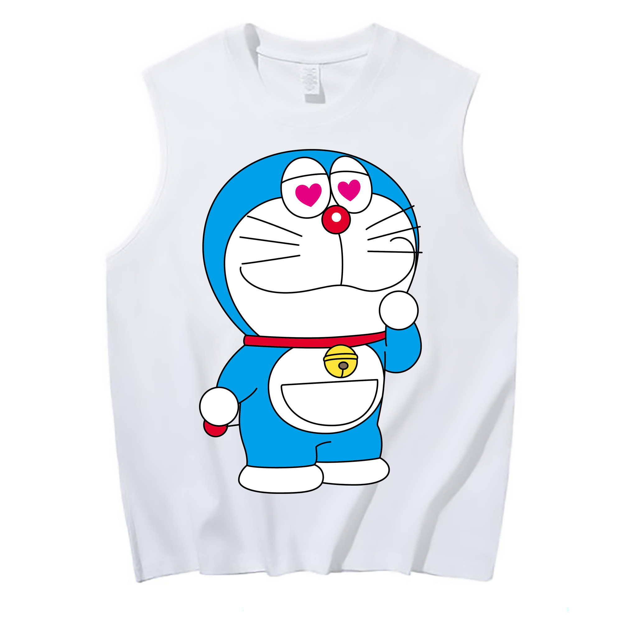 （画像用） ドラえもん Doraemon コットン100％タンクトップ（フロントプリント）