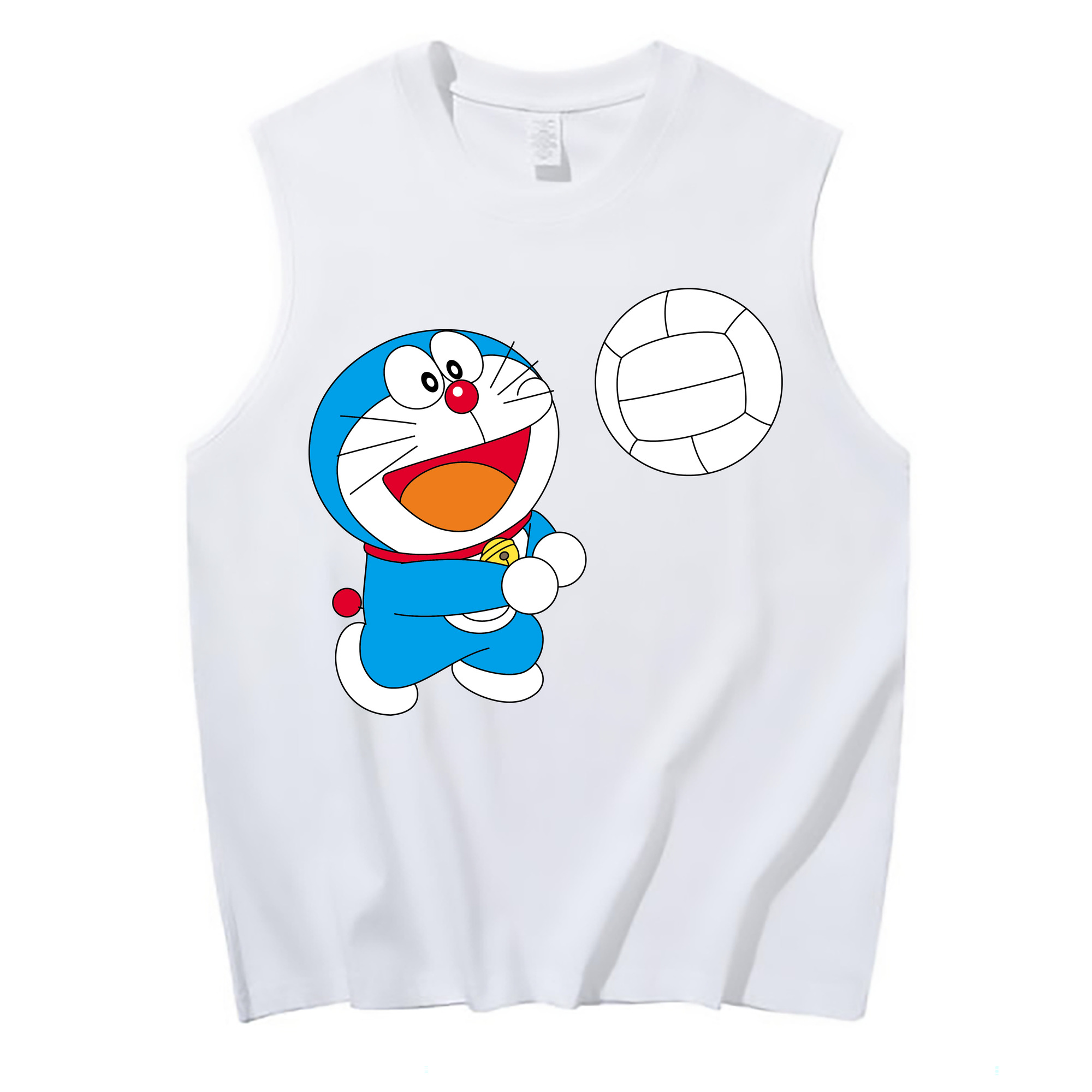 （画像用） ドラえもん Doraemon コットン100％タンクトップ（フロントプリント）