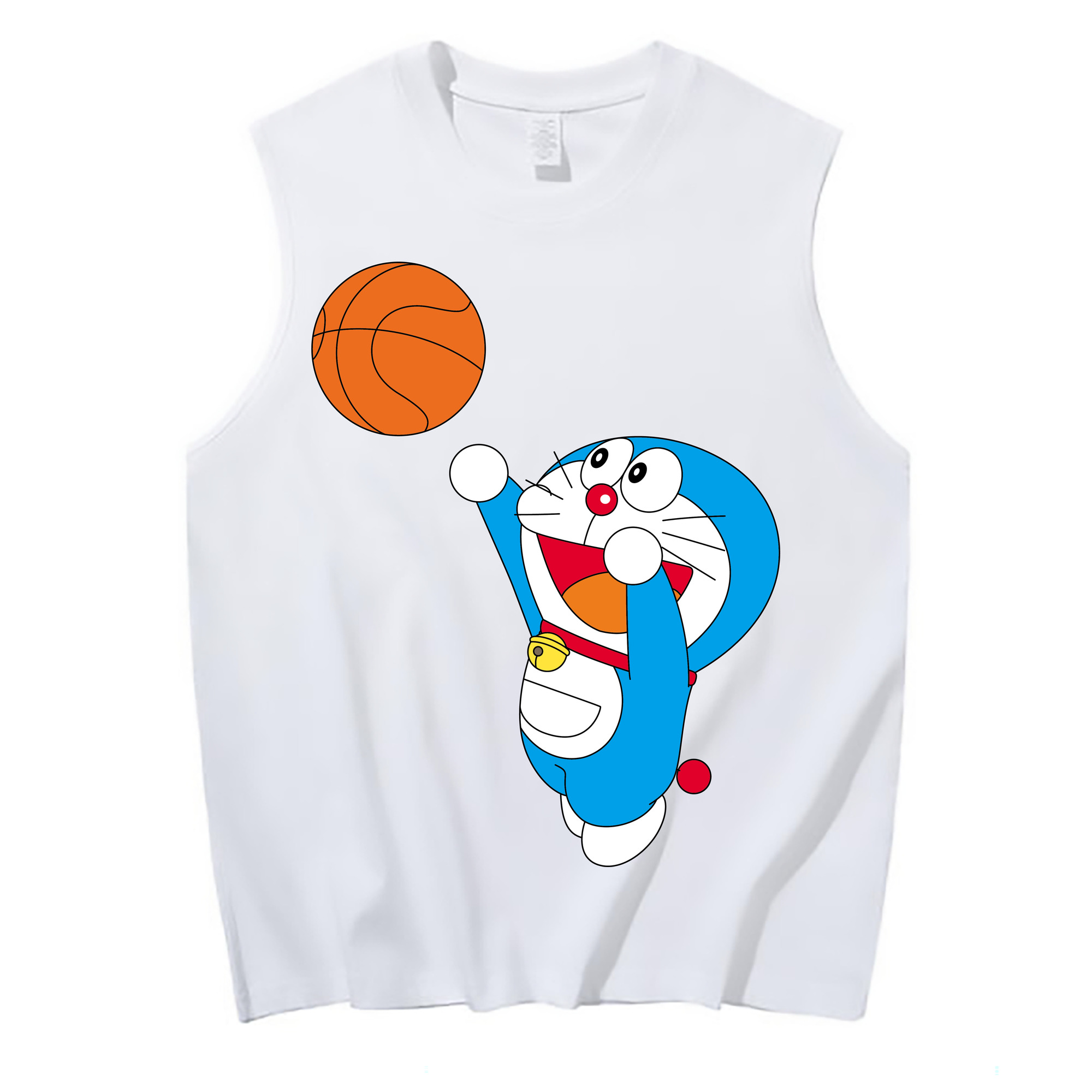 （画像用） ドラえもん Doraemon コットン100％タンクトップ（フロントプリント）