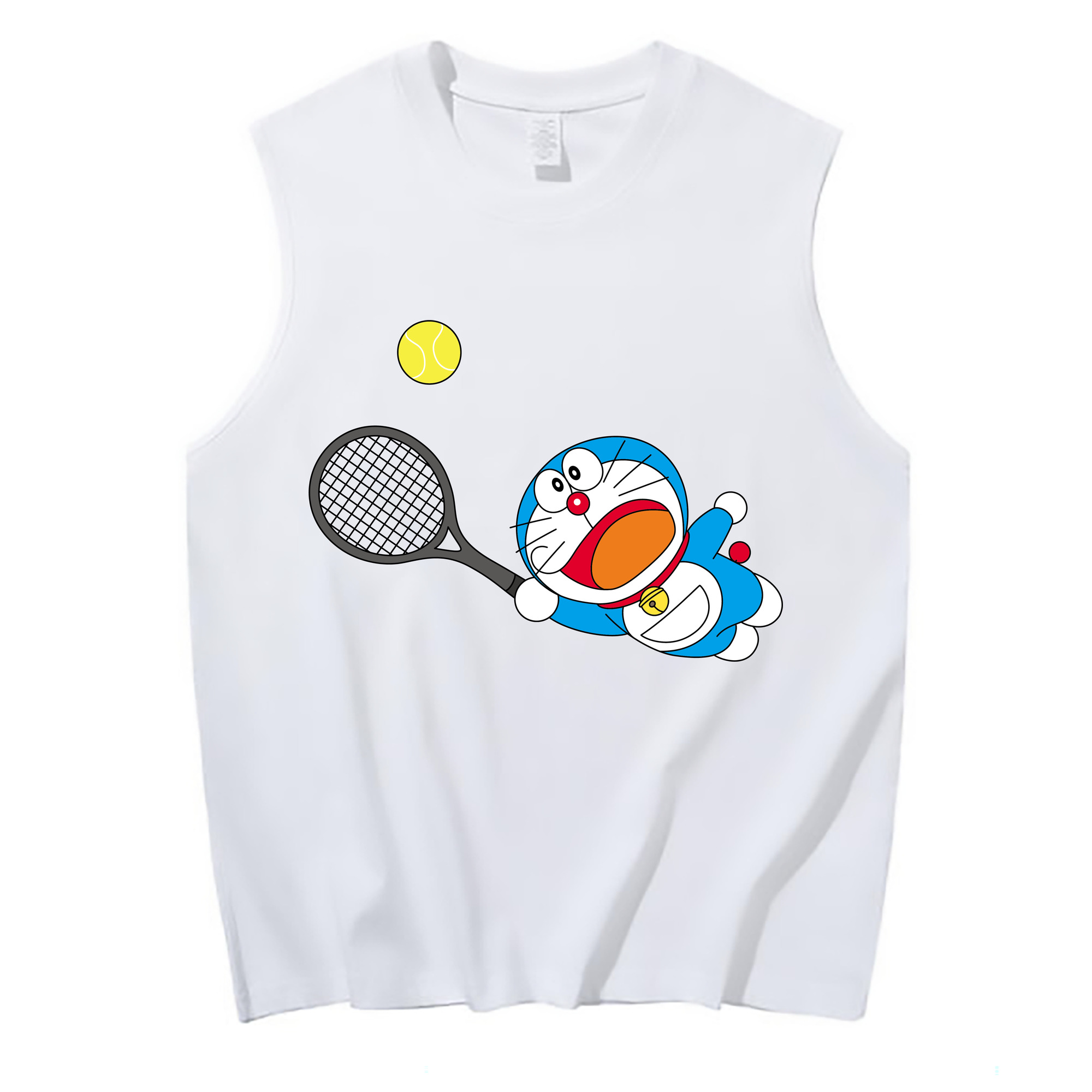 （画像用） ドラえもん Doraemon コットン100％タンクトップ（フロントプリント）