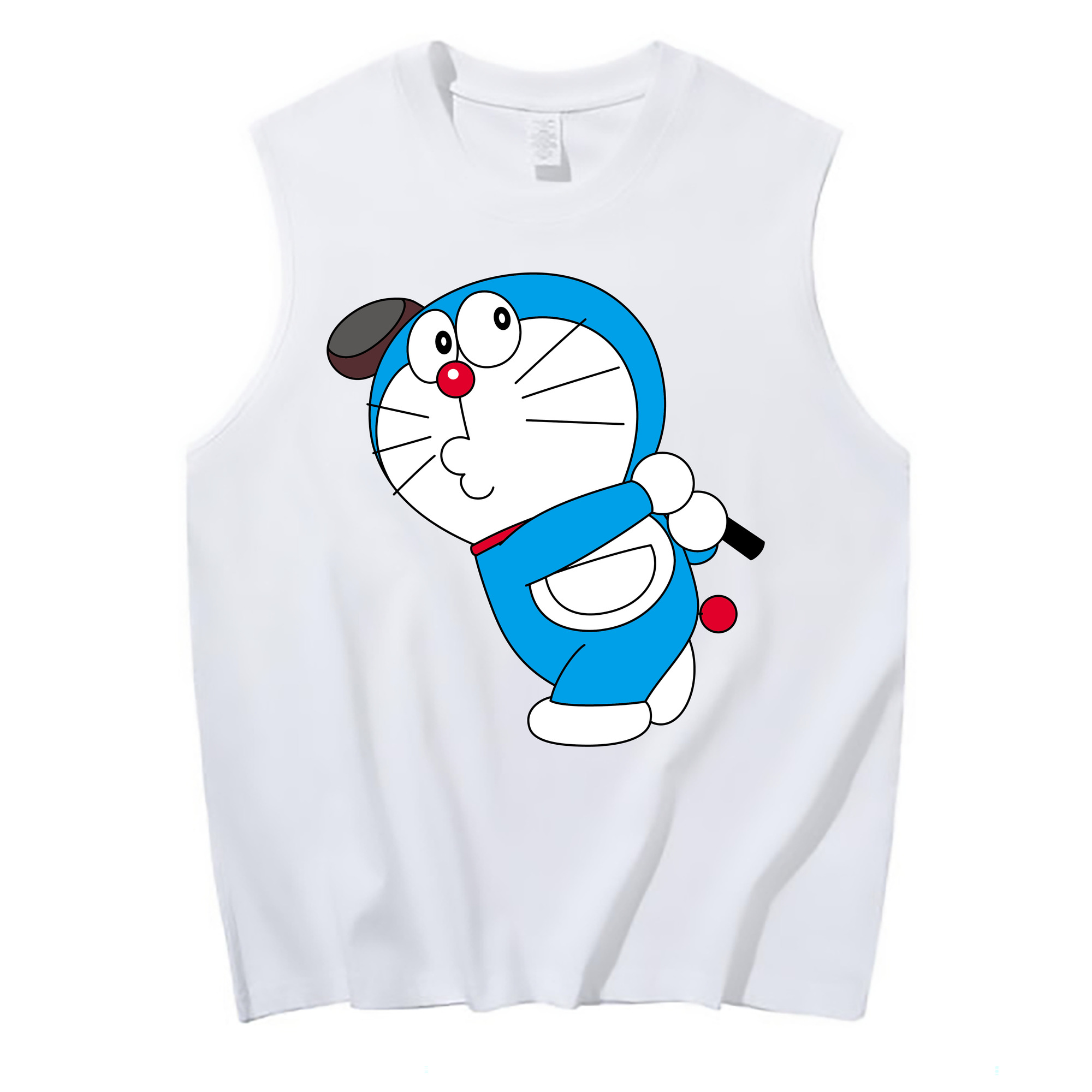 （画像用） ドラえもん Doraemon コットン100％タンクトップ（フロントプリント）