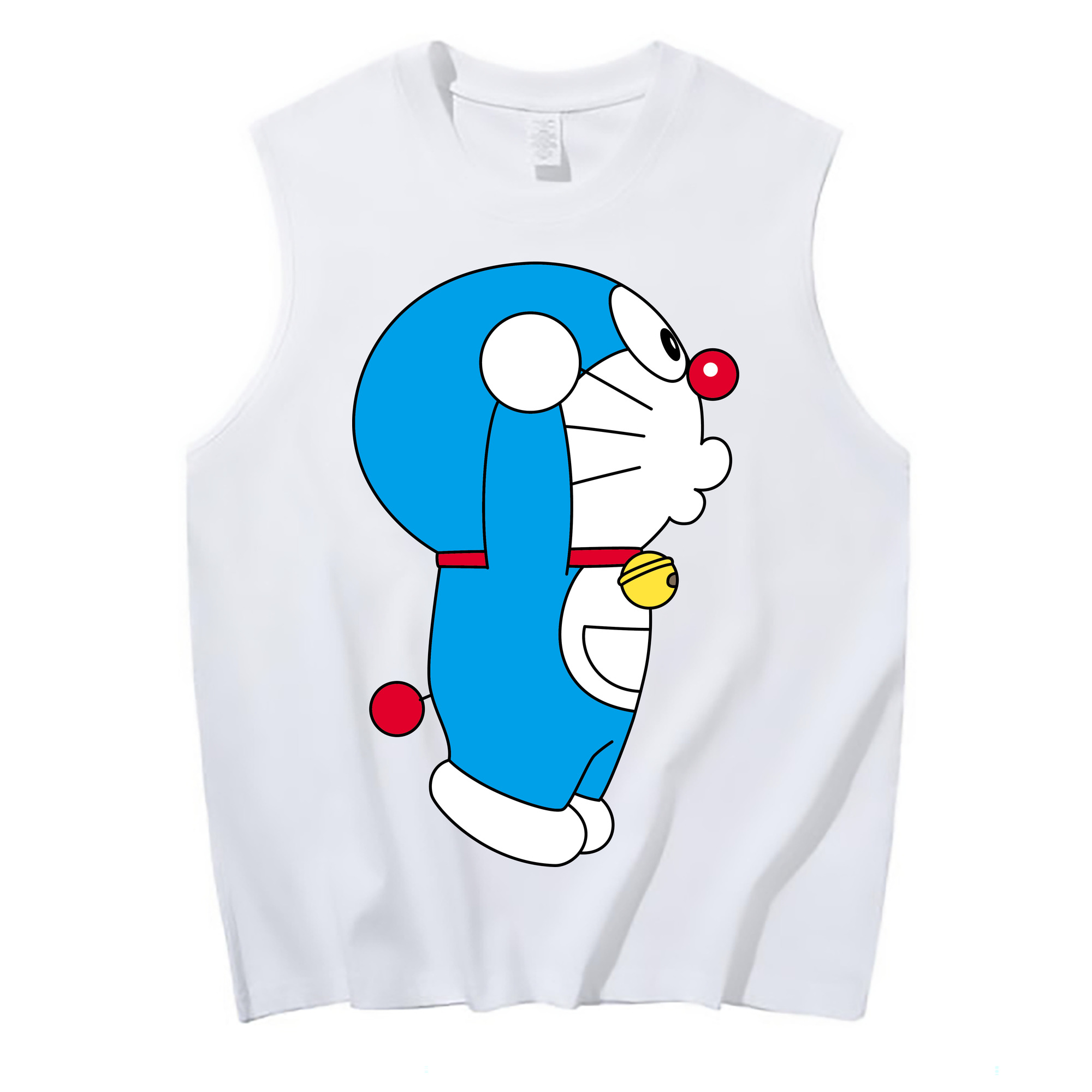 （画像用） ドラえもん Doraemon コットン100％タンクトップ（フロントプリント）