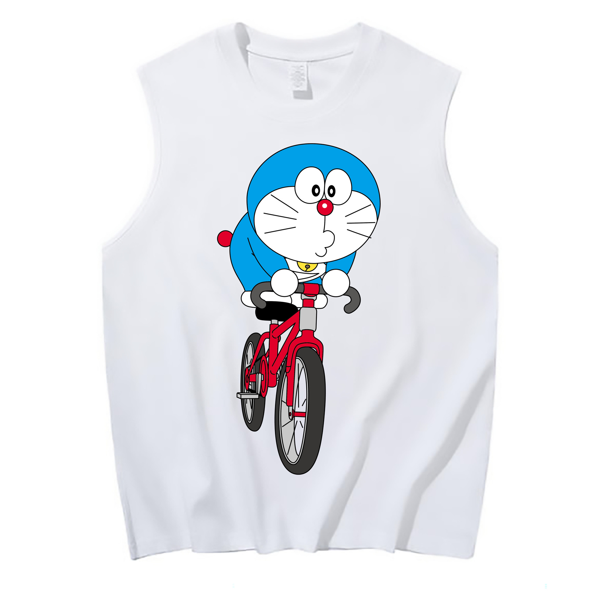 （画像用） ドラえもん Doraemon コットン100％タンクトップ（フロントプリント）