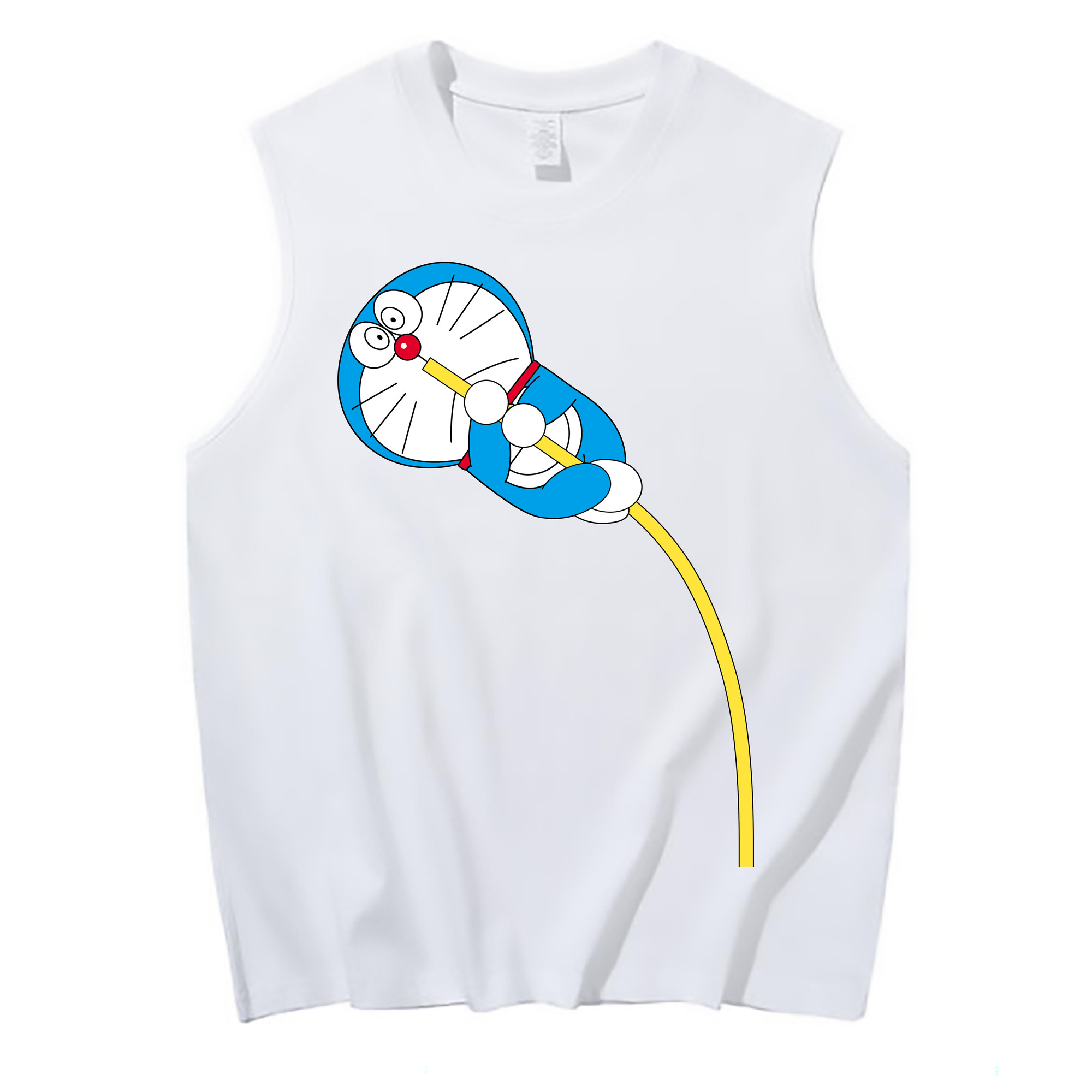 （画像用） ドラえもん Doraemon コットン100％タンクトップ（フロントプリント）