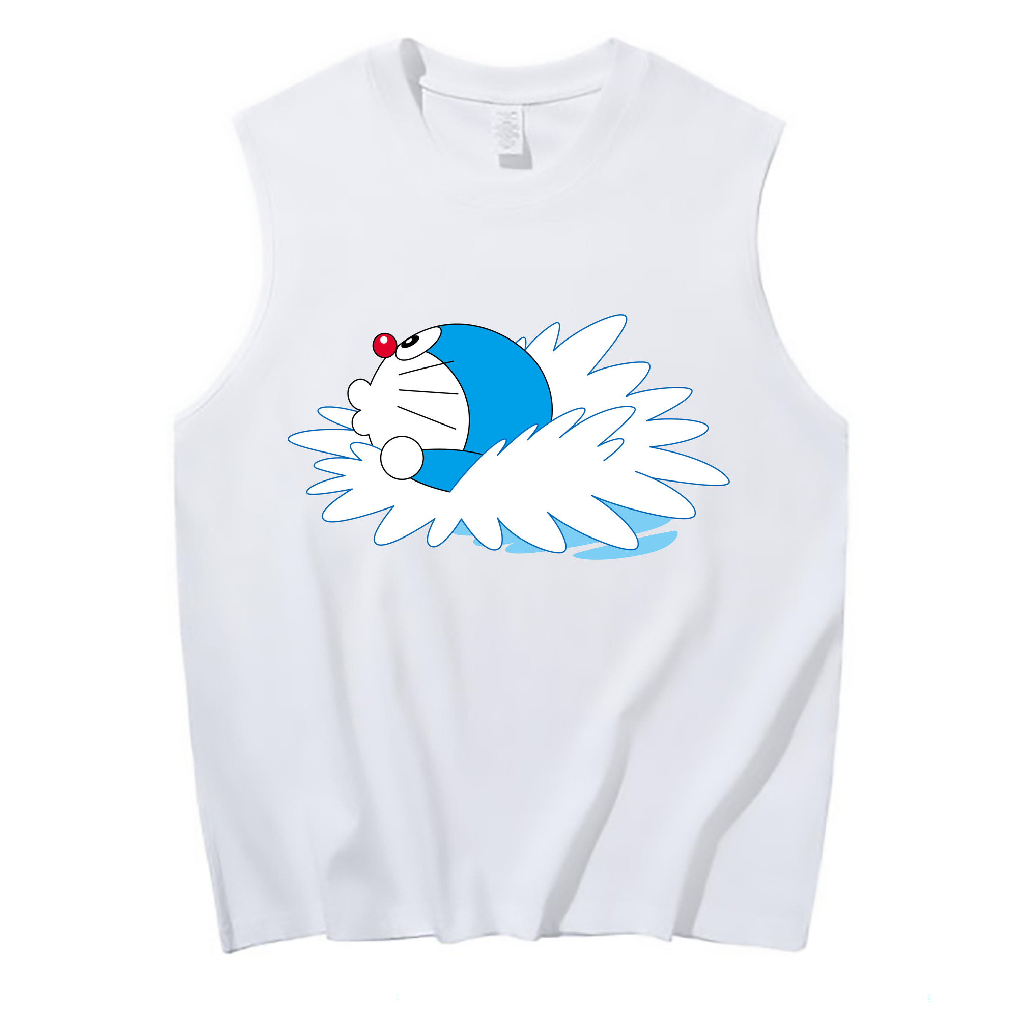 （画像用） ドラえもん Doraemon コットン100％タンクトップ（フロントプリント）