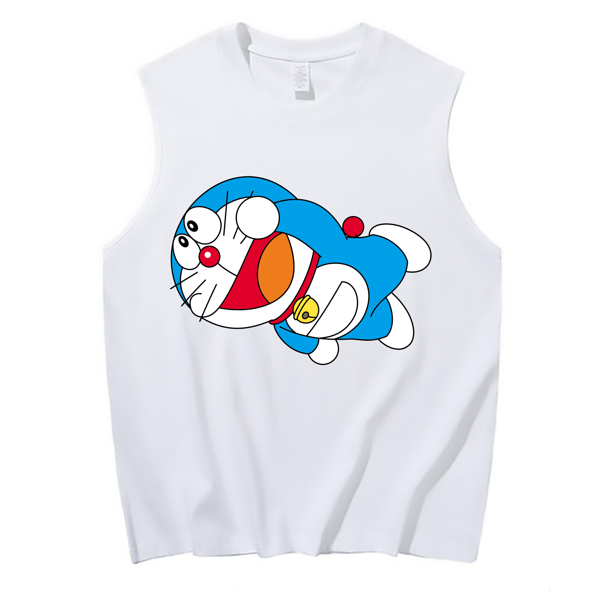 （画像用） ドラえもん Doraemon コットン100％タンクトップ（フロントプリント）