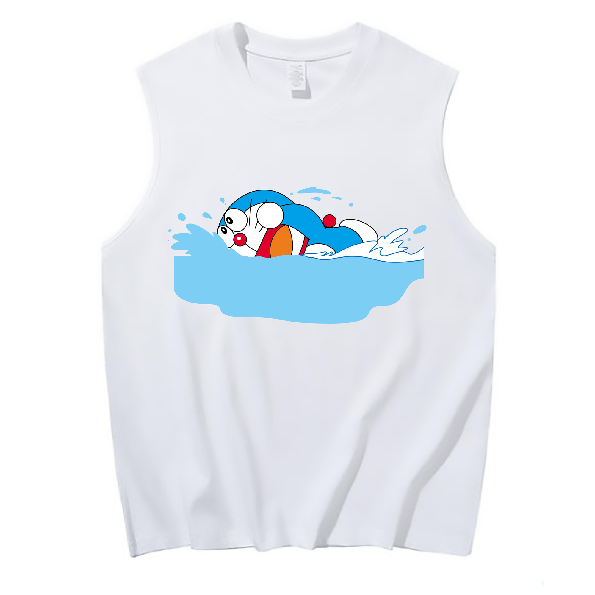 （画像用） ドラえもん Doraemon コットン100％タンクトップ（フロントプリント）