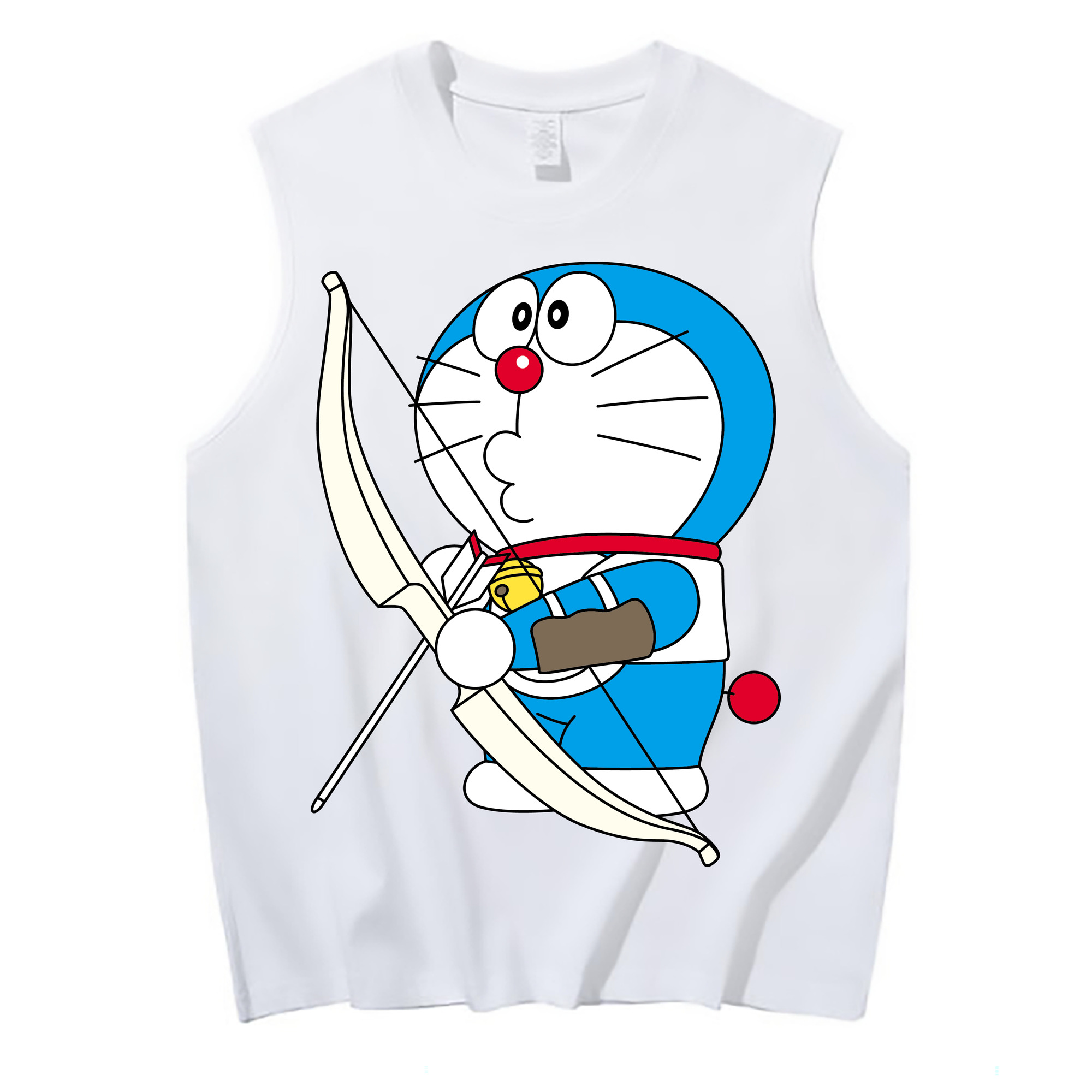 （画像用） ドラえもん Doraemon コットン100％タンクトップ（フロントプリント）