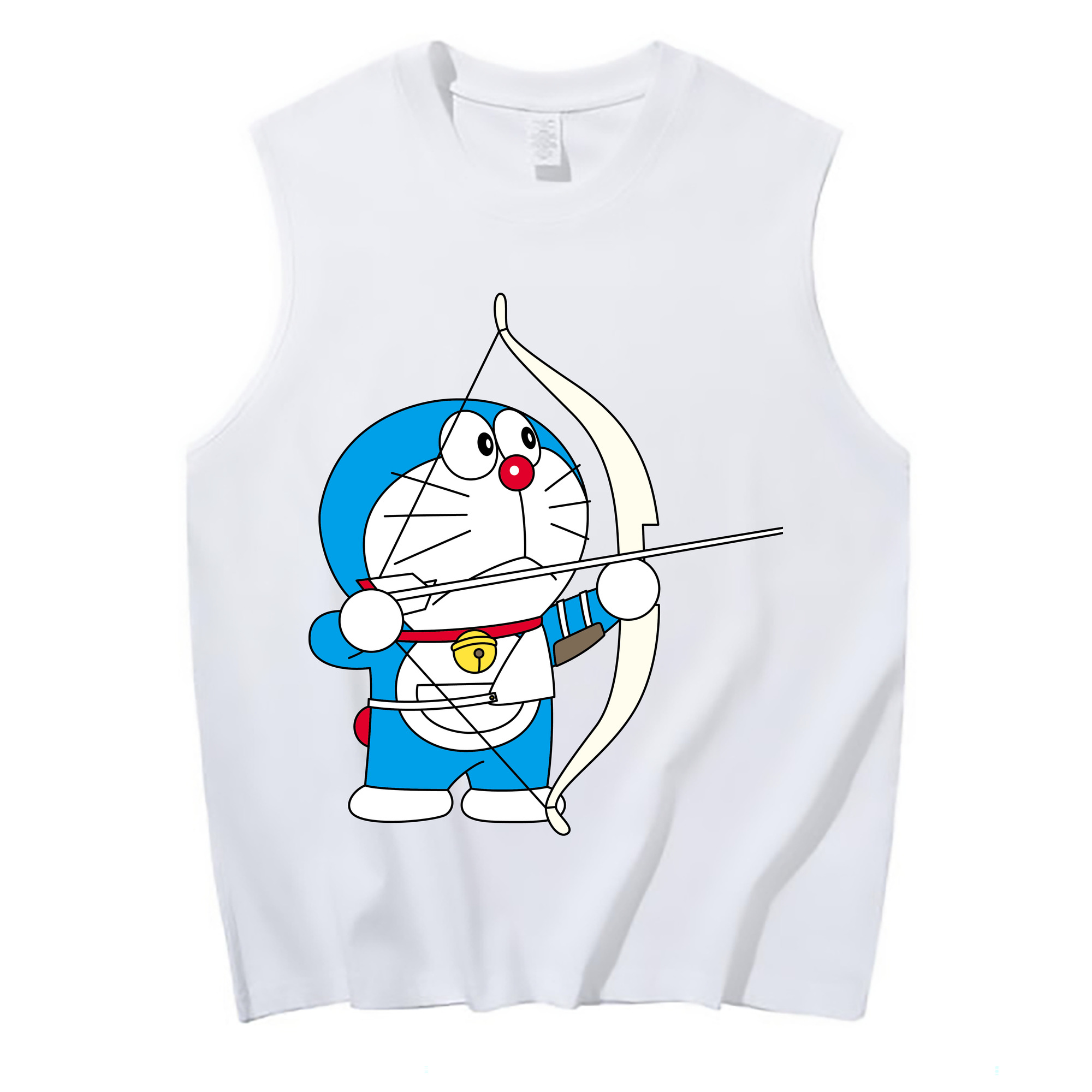 （画像用） ドラえもん Doraemon コットン100％タンクトップ（フロントプリント）