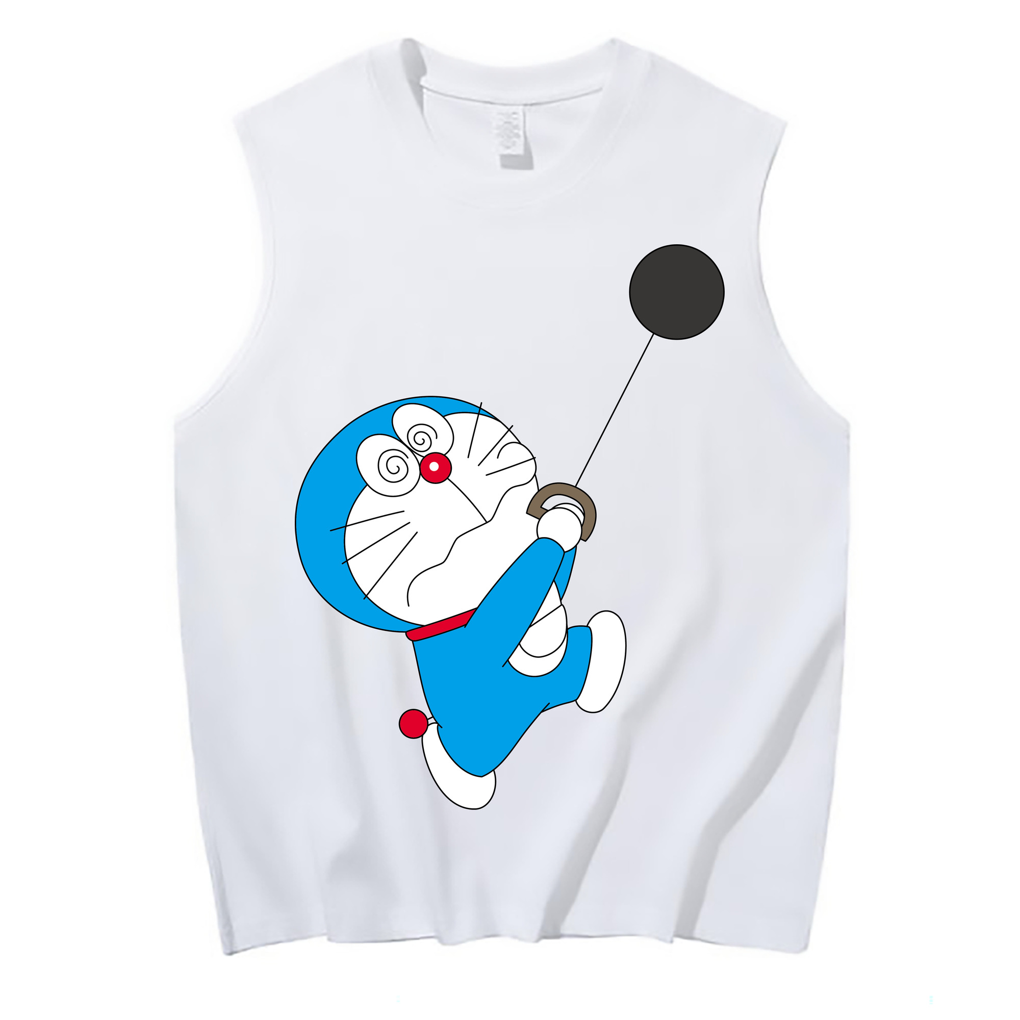 （画像用） ドラえもん Doraemon コットン100％タンクトップ（フロントプリント）