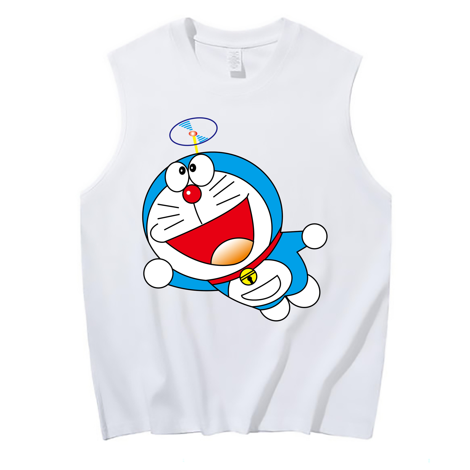 （画像用） ドラえもん Doraemon コットン100％タンクトップ（フロントプリント）
