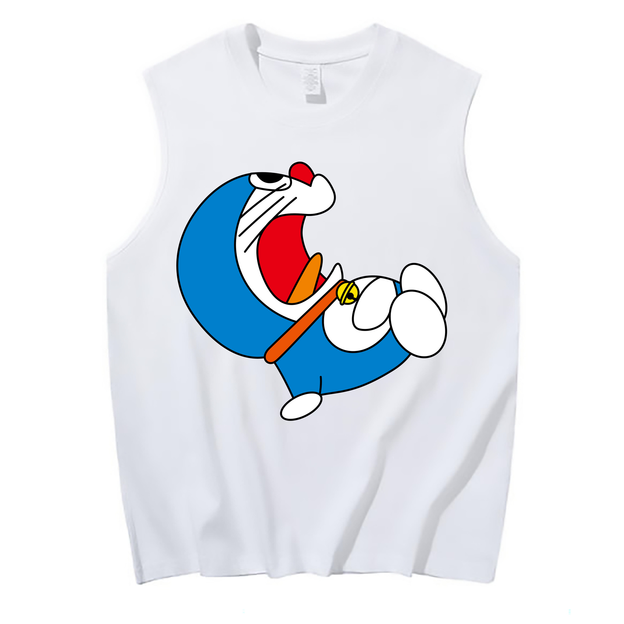 （画像用） ドラえもん Doraemon コットン100％タンクトップ（フロントプリント）