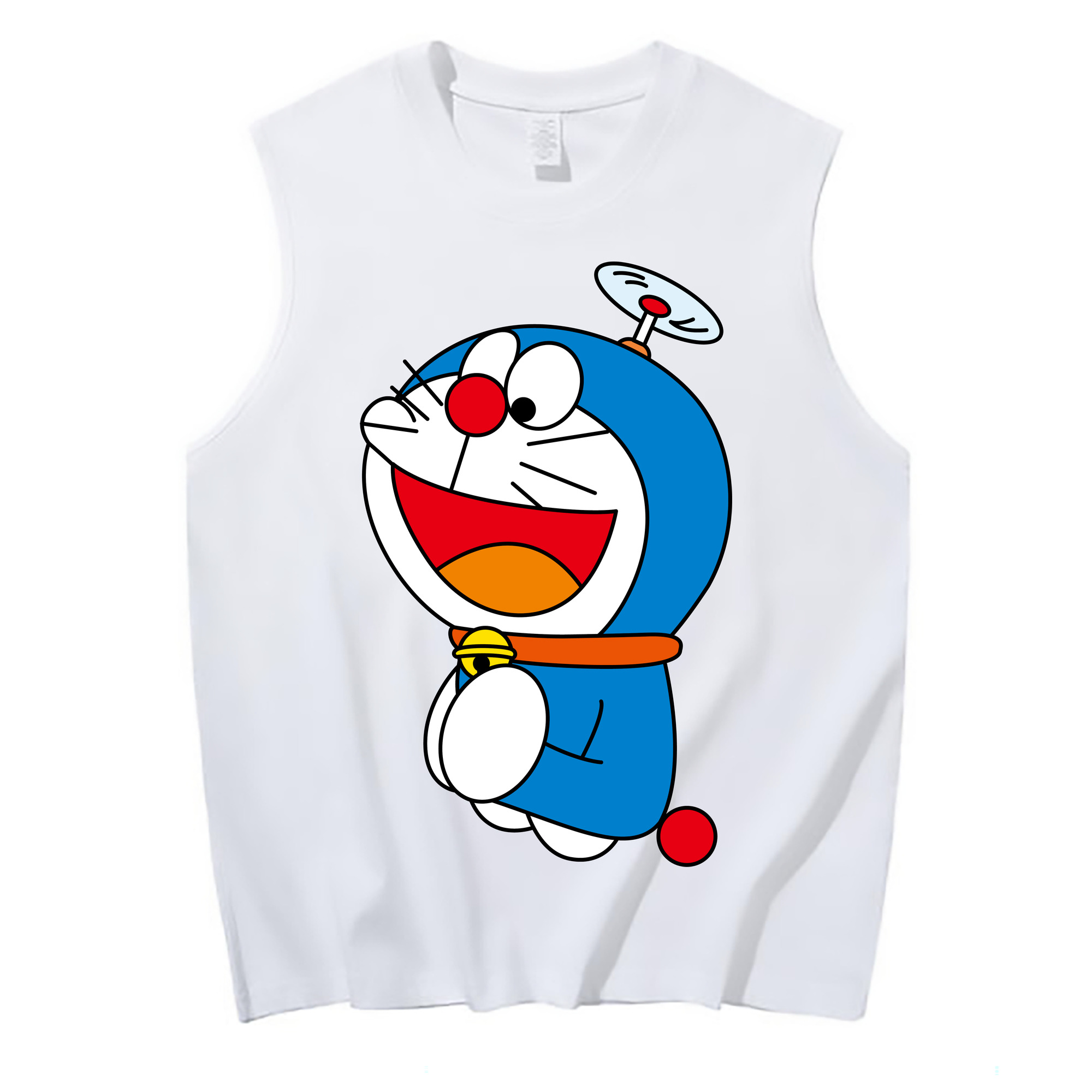 （画像用） ドラえもん Doraemon コットン100％タンクトップ（フロントプリント）