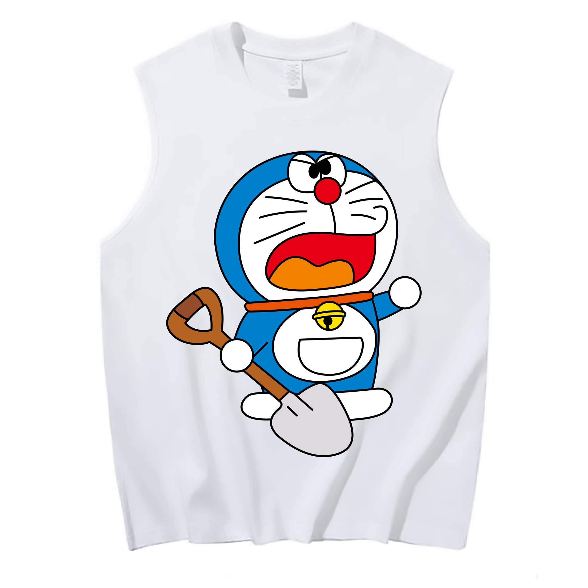 （画像用） ドラえもん Doraemon コットン100％タンクトップ（フロントプリント）