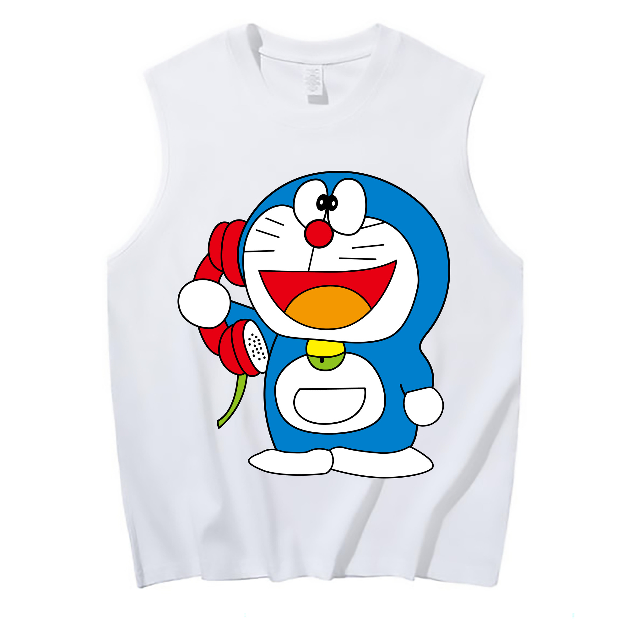 （画像用） ドラえもん Doraemon コットン100％タンクトップ（フロントプリント）