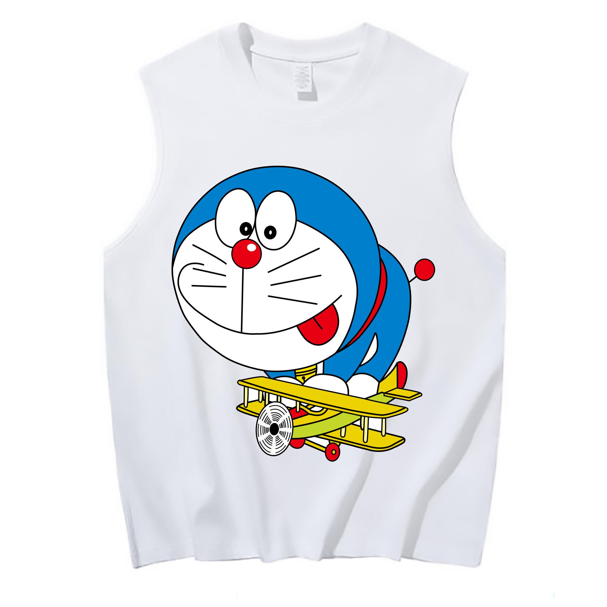 （画像用） ドラえもん Doraemon コットン100％タンクトップ（フロントプリント）