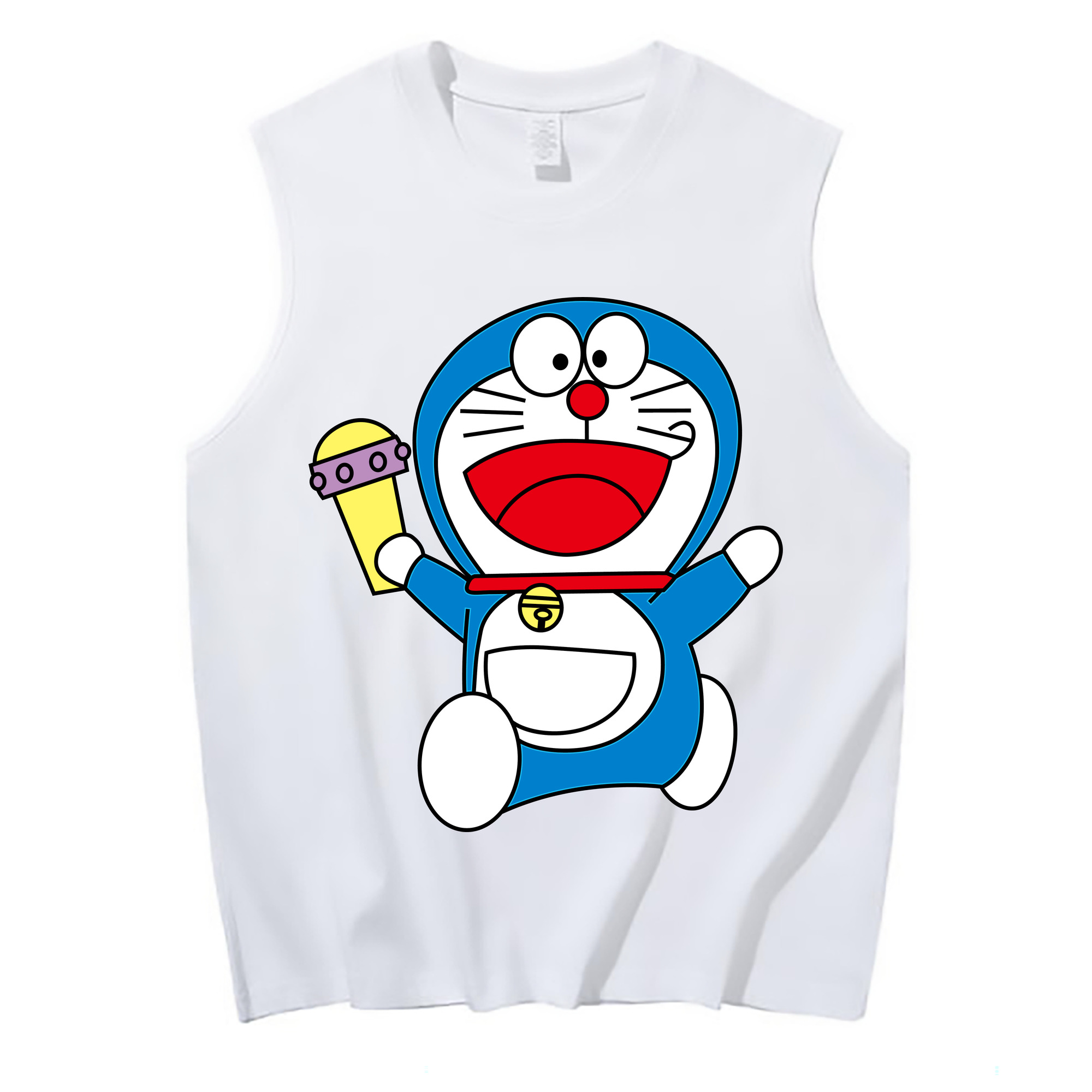 （画像用） ドラえもん Doraemon コットン100％タンクトップ（フロントプリント）