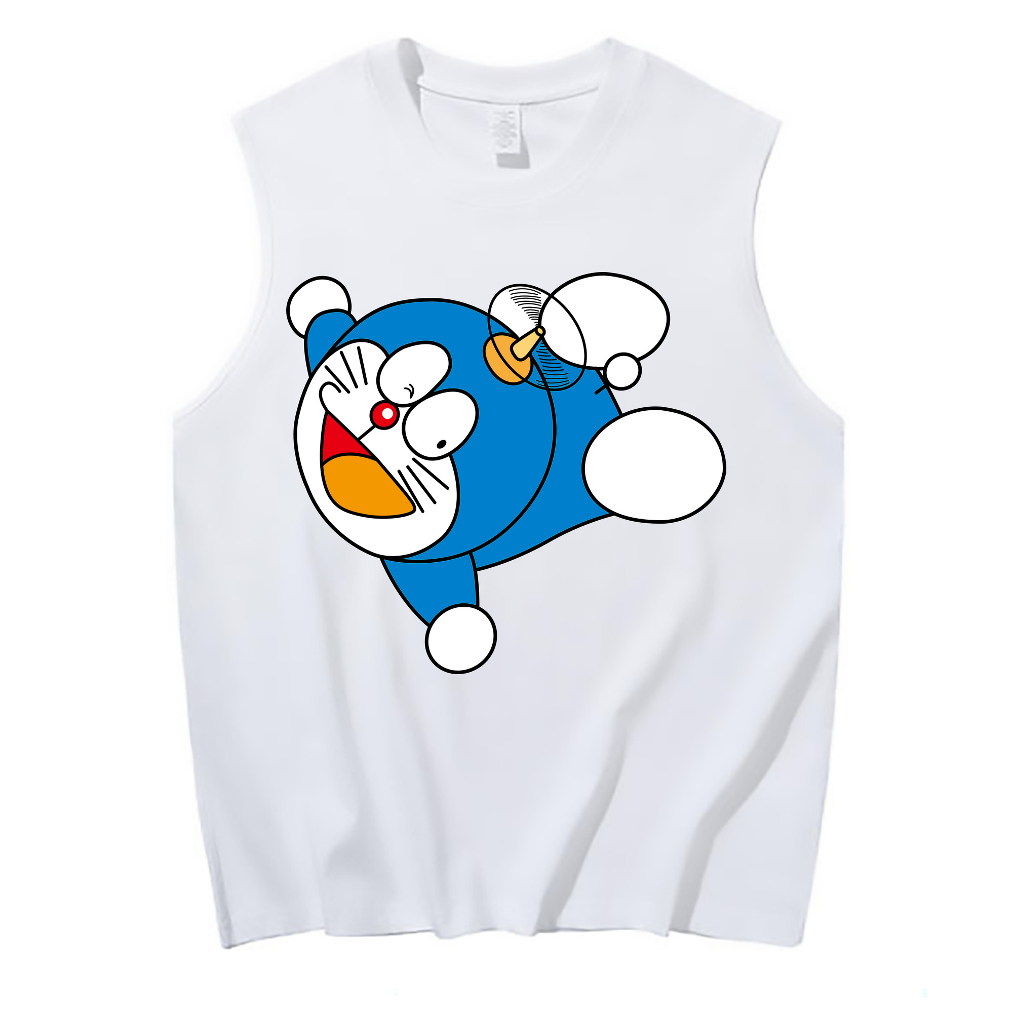 （画像用） ドラえもん Doraemon コットン100％タンクトップ（フロントプリント）