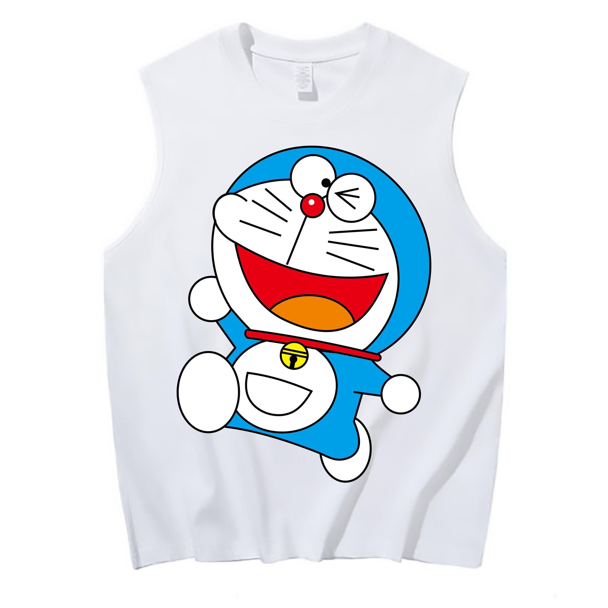 （画像用） ドラえもん Doraemon コットン100％タンクトップ（フロントプリント）