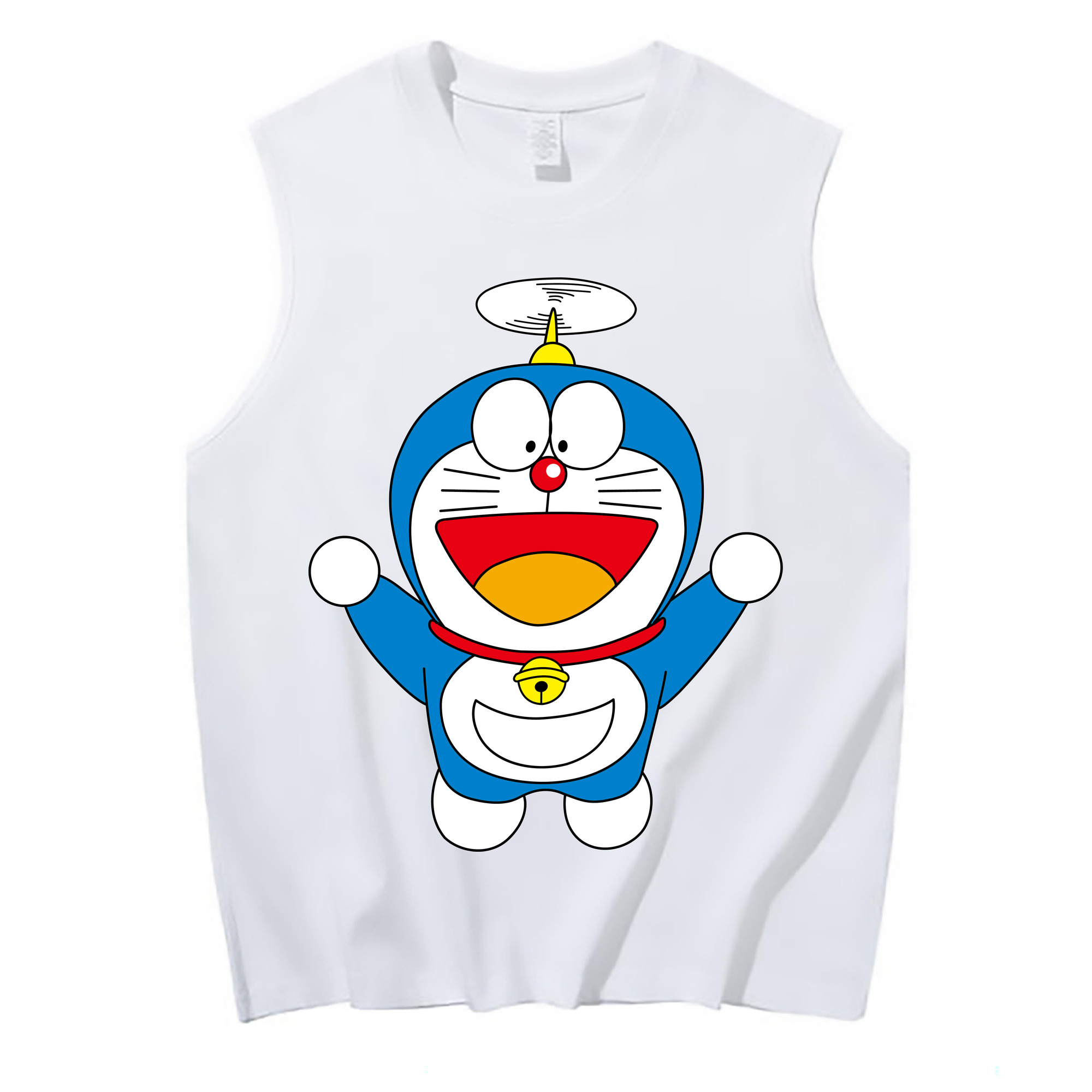 （画像用） ドラえもん Doraemon コットン100％タンクトップ（フロントプリント）