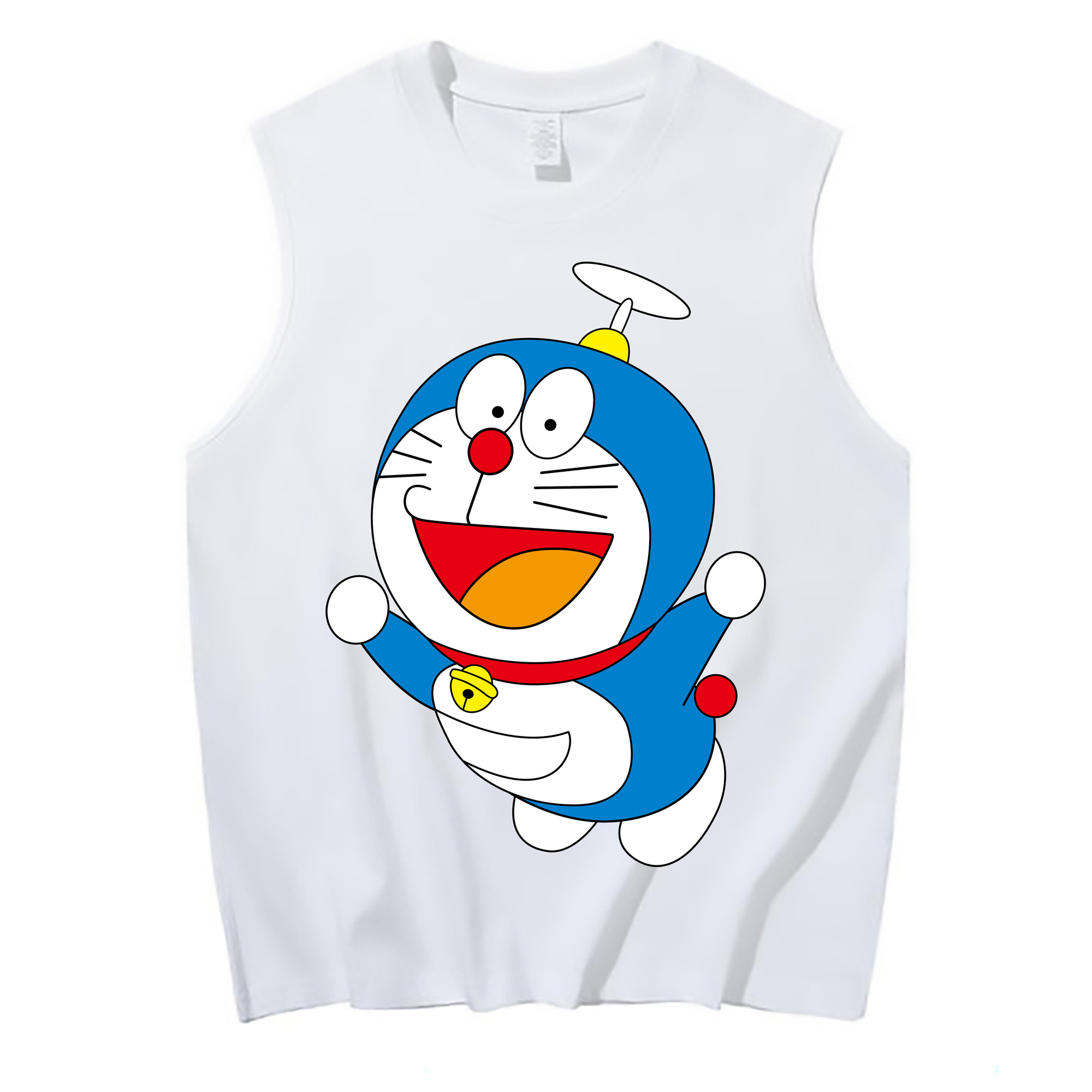 （画像用） ドラえもん Doraemon コットン100％タンクトップ（フロントプリント）