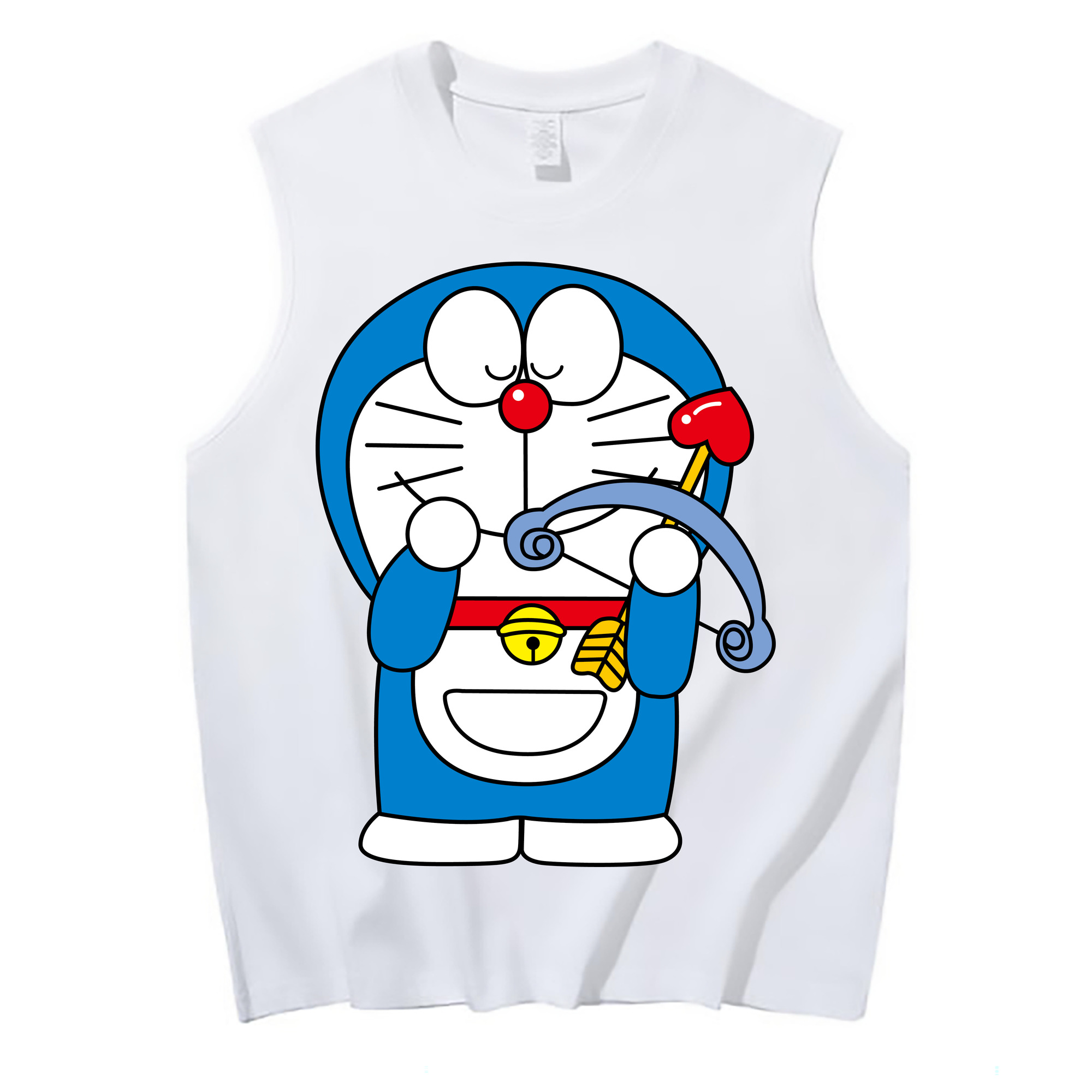 （画像用） ドラえもん Doraemon コットン100％タンクトップ（フロントプリント）
