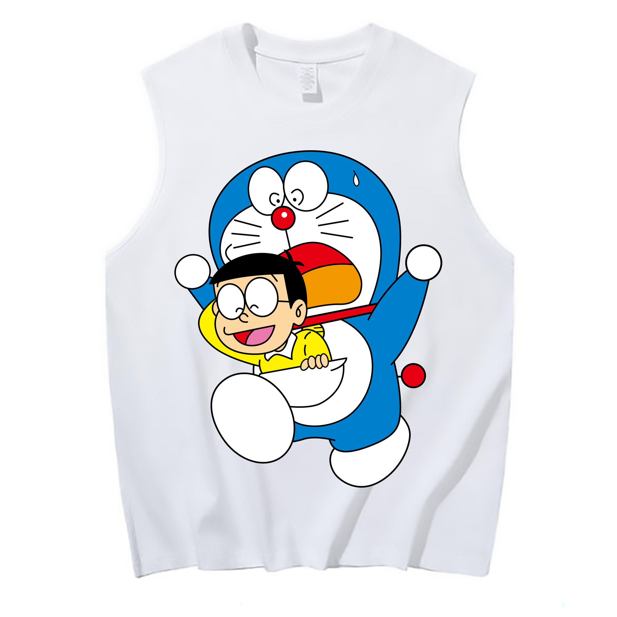（画像用） ドラえもん Doraemon コットン100％タンクトップ（フロントプリント）