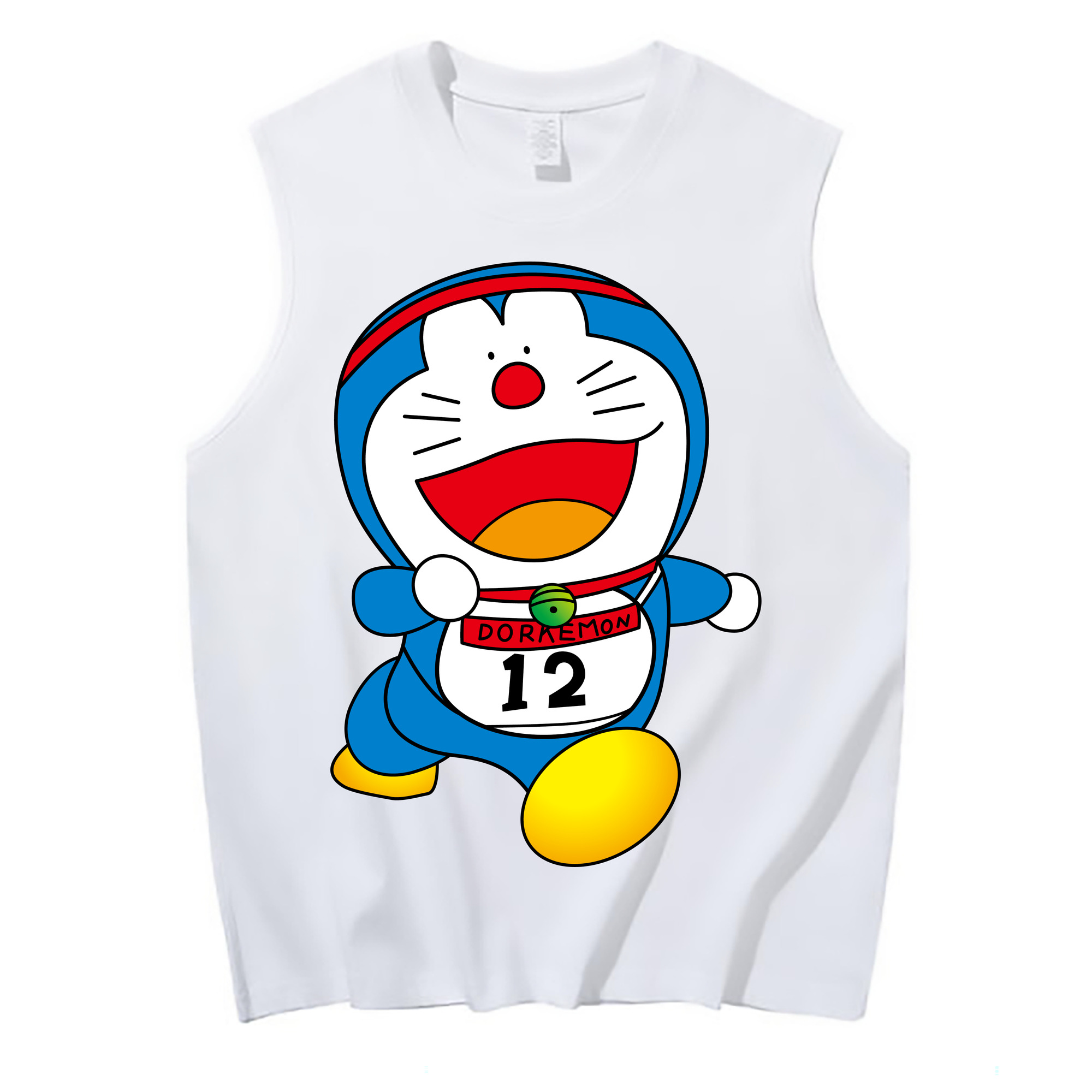 （画像用） ドラえもん Doraemon コットン100％タンクトップ（フロントプリント）