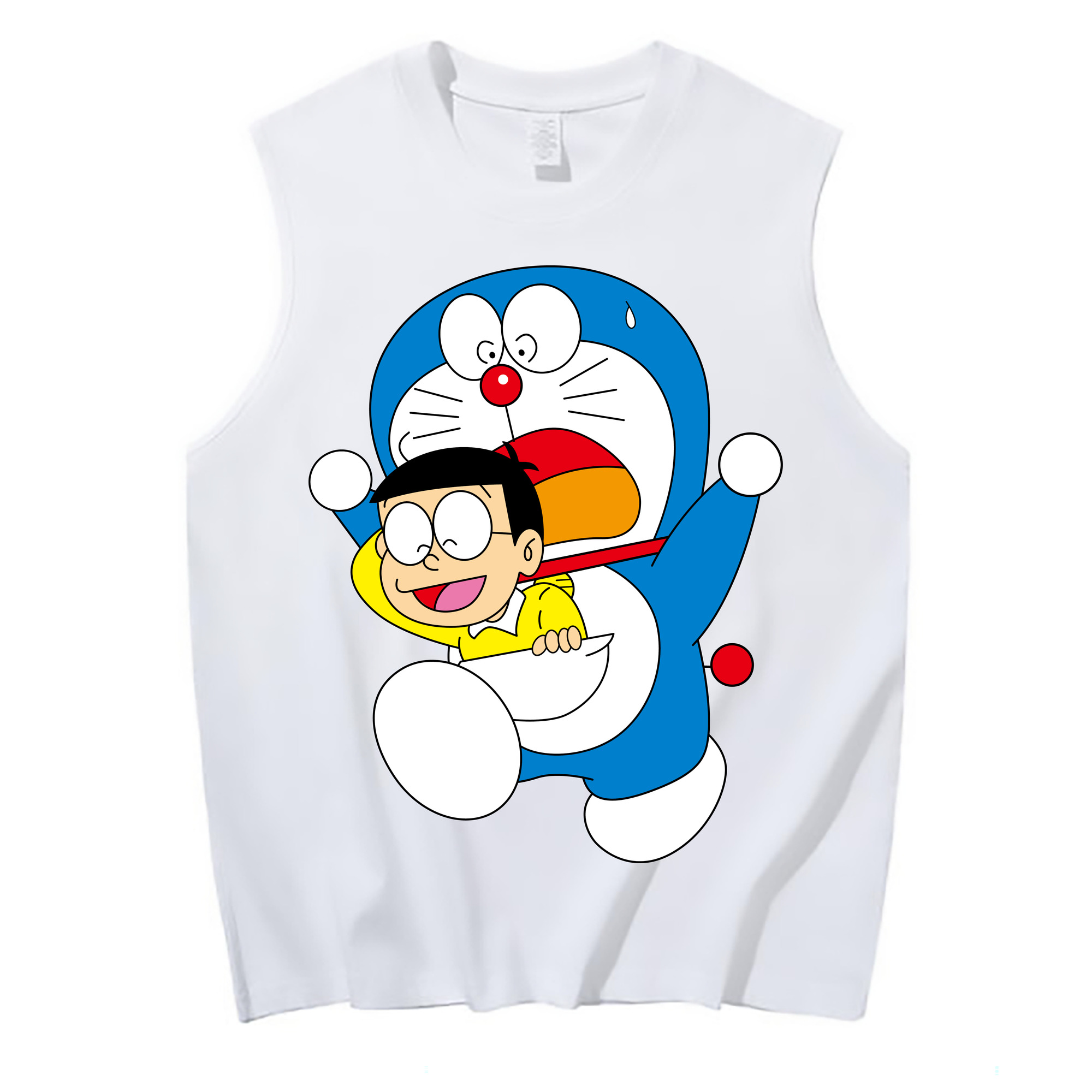 （画像用） ドラえもん Doraemon コットン100％タンクトップ（フロントプリント）