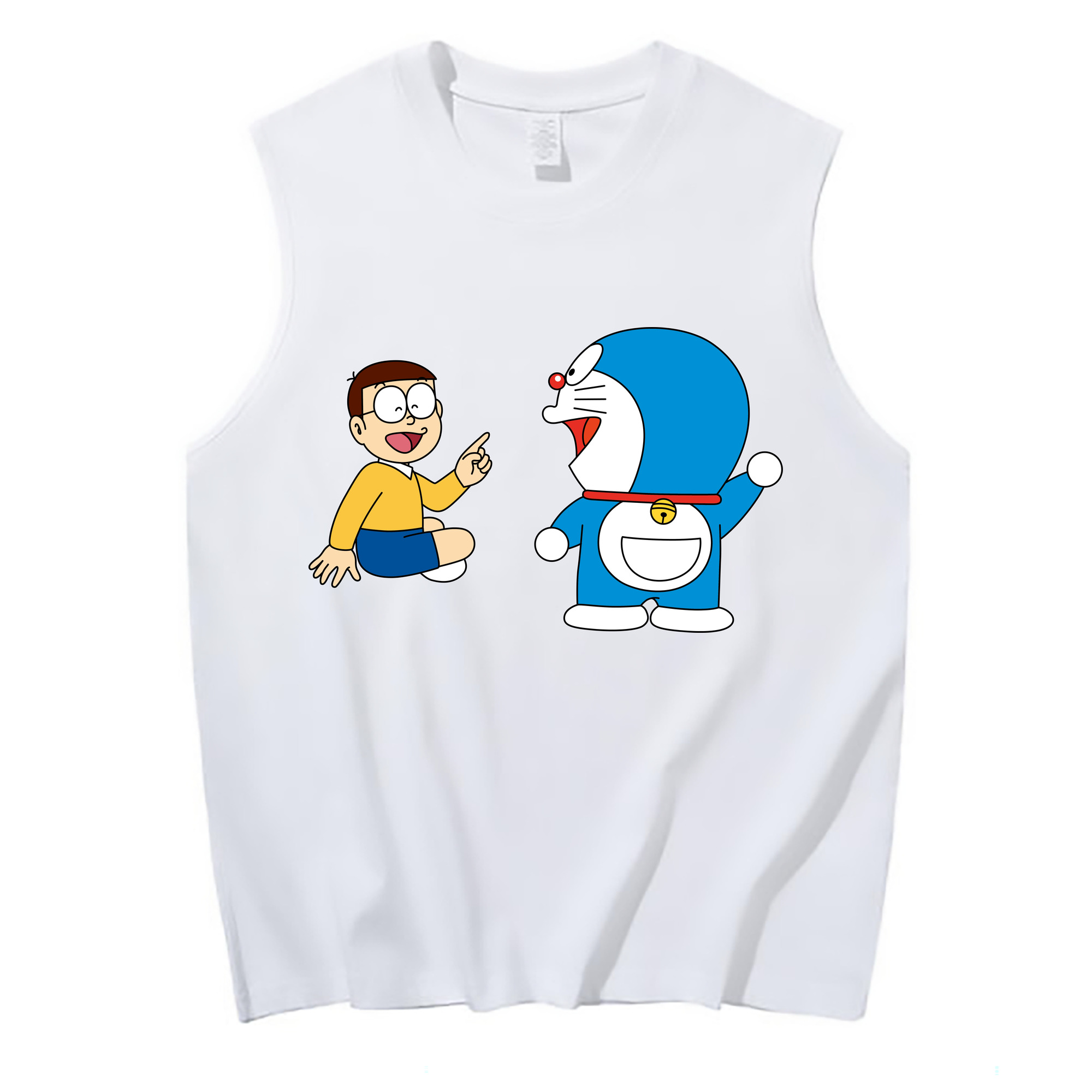 （画像用） ドラえもん Doraemon コットン100％タンクトップ（フロントプリント）