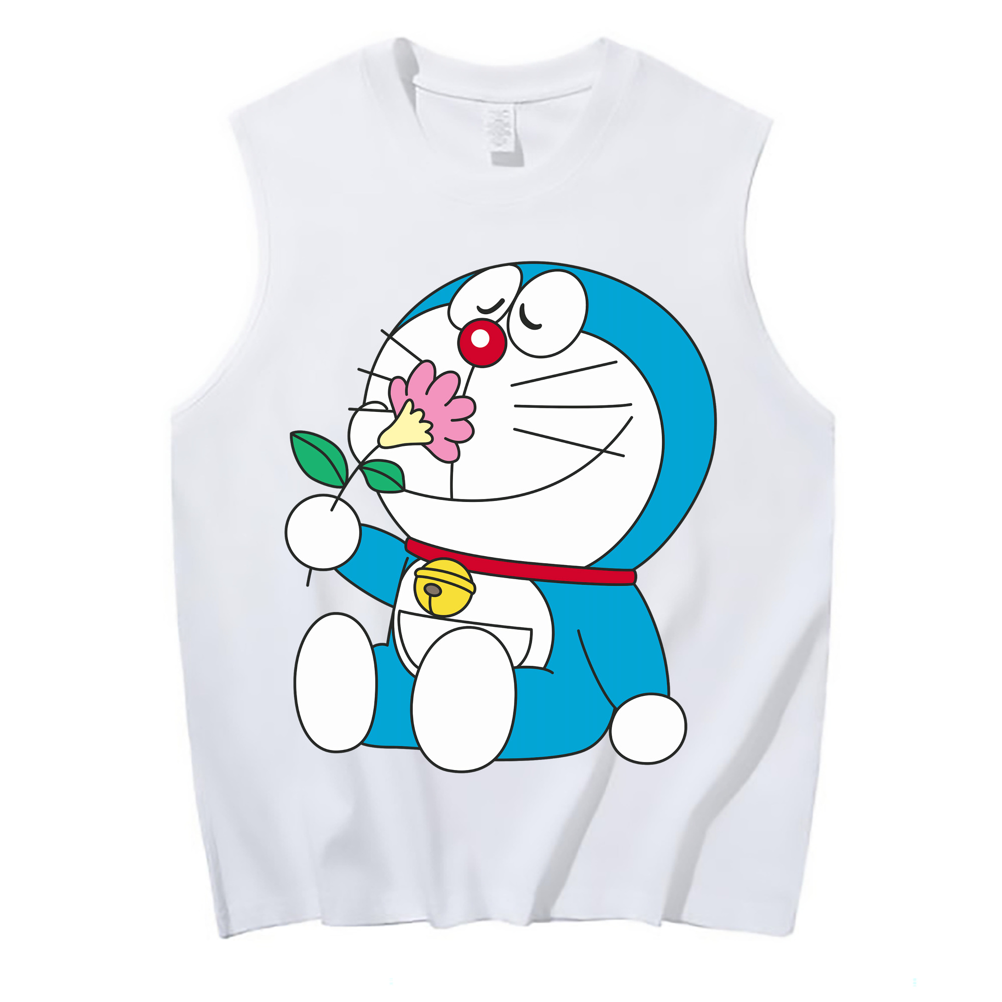 （画像用） ドラえもん Doraemon コットン100％タンクトップ（フロントプリント）
