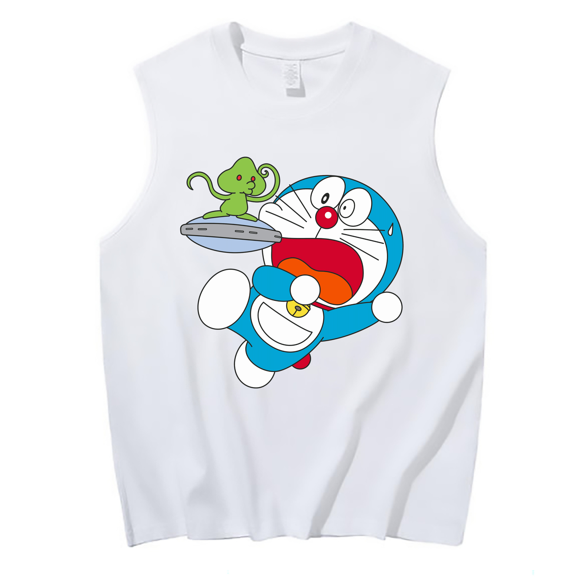 （画像用） ドラえもん Doraemon コットン100％タンクトップ（フロントプリント）