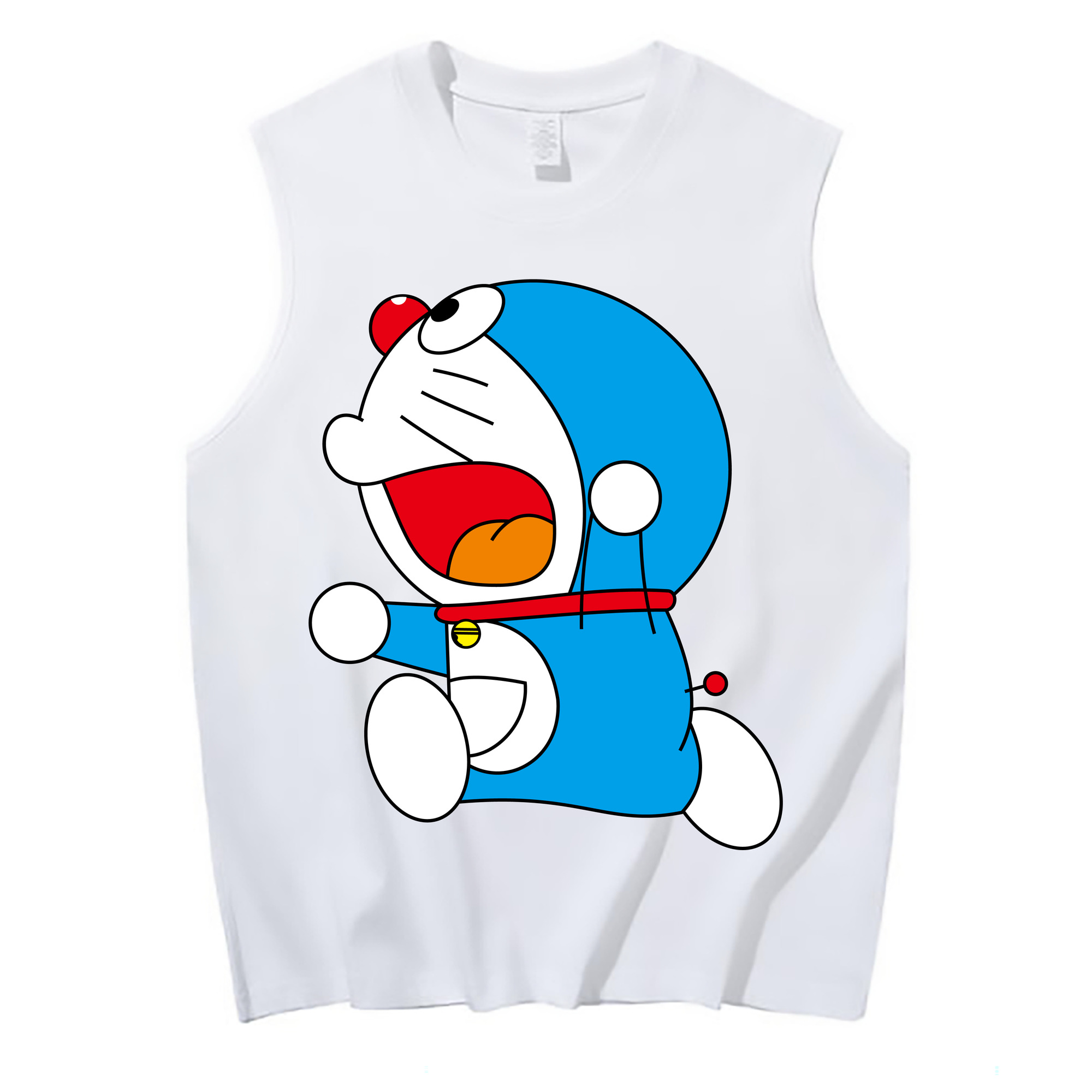 （画像用） ドラえもん Doraemon コットン100％タンクトップ（フロントプリント）