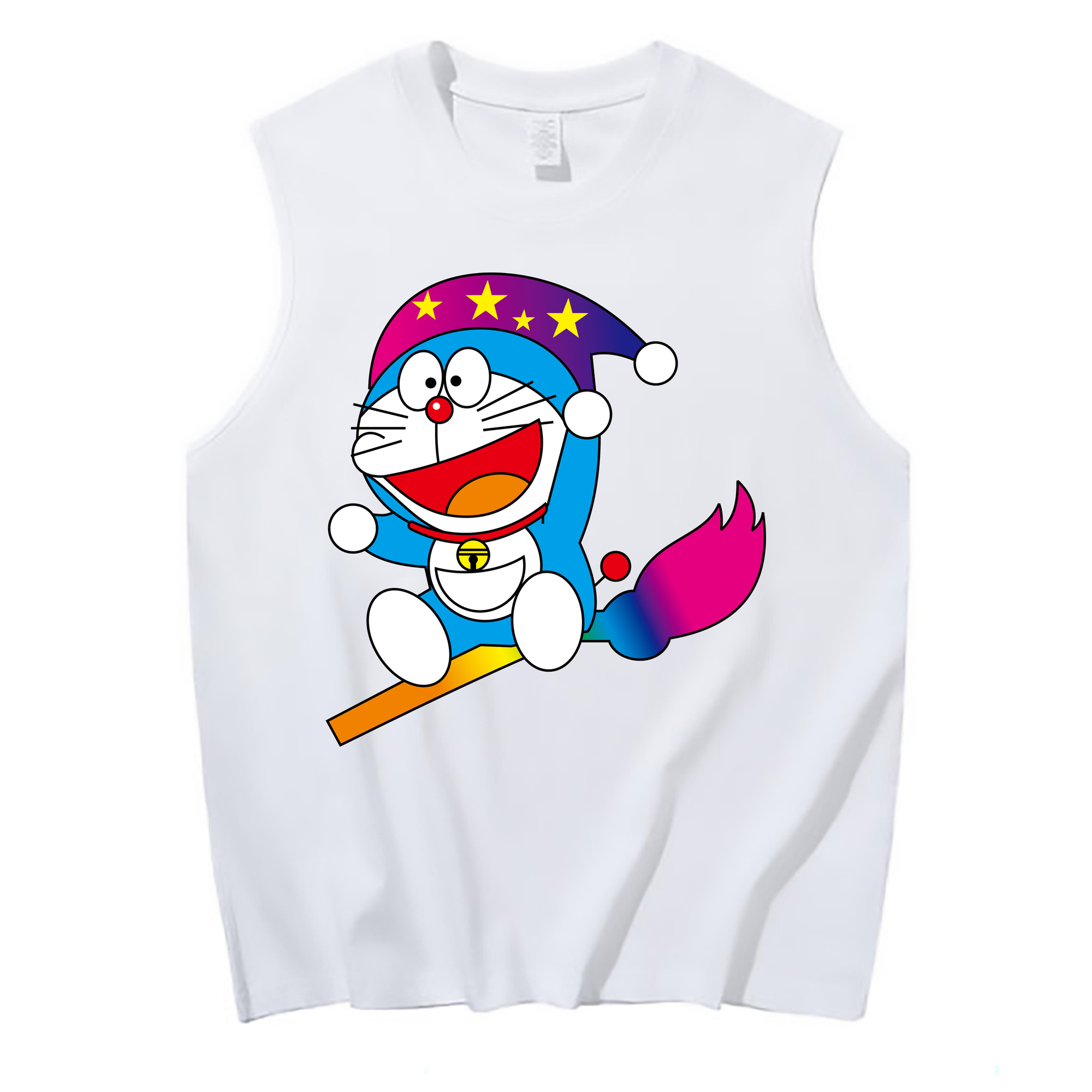 （画像用） ドラえもん Doraemon コットン100％タンクトップ（フロントプリント）