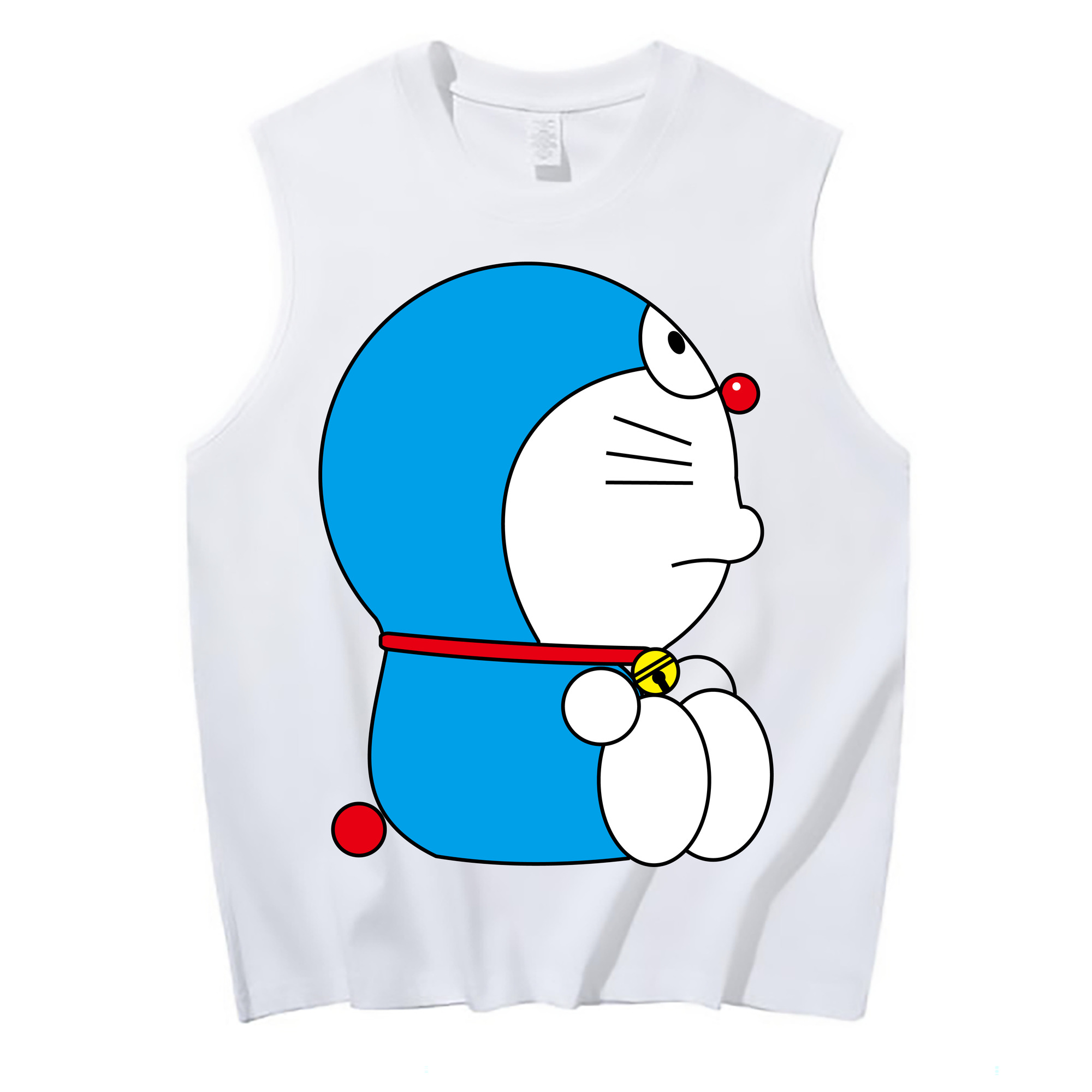 （画像用） ドラえもん Doraemon コットン100％タンクトップ（フロントプリント）