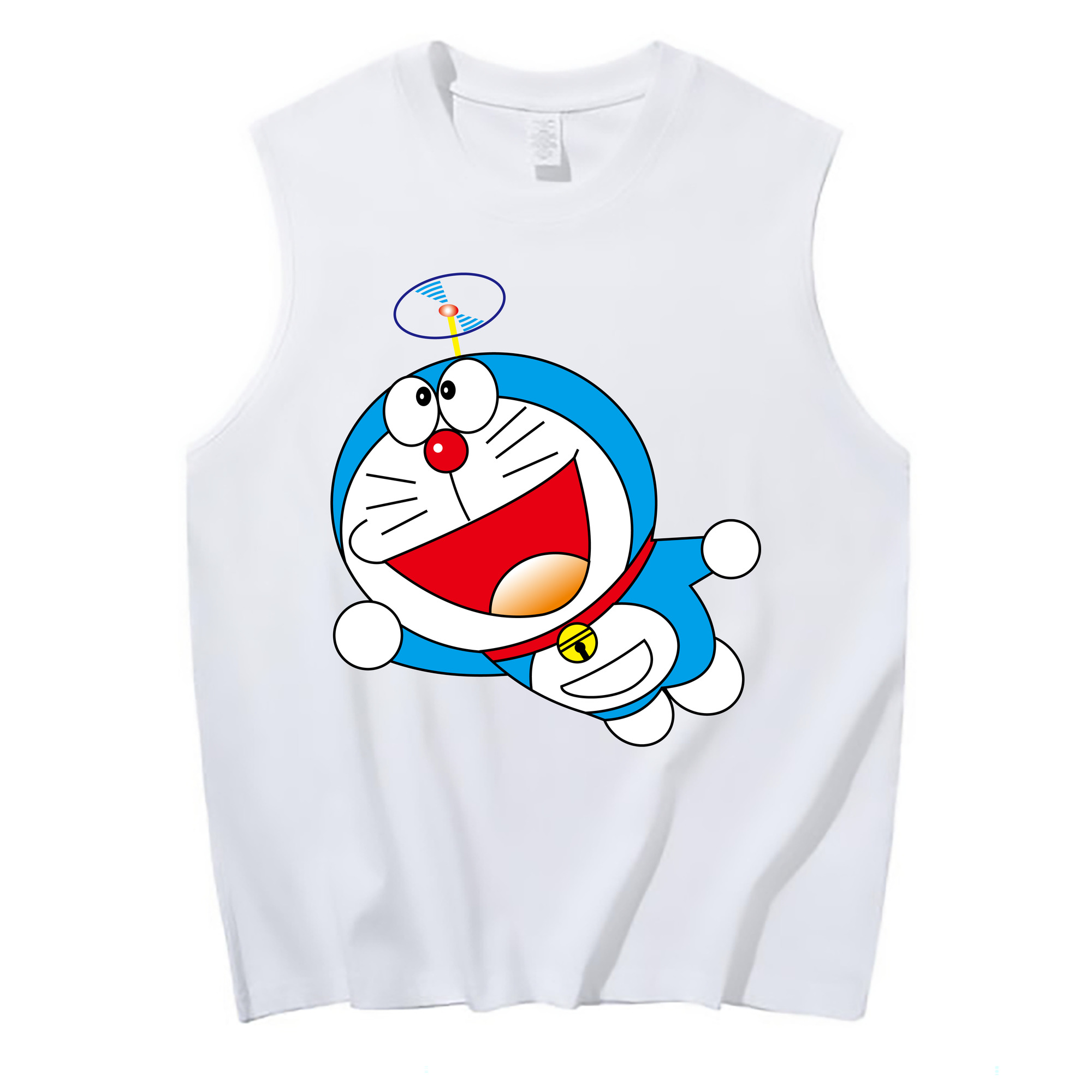 （画像用） ドラえもん Doraemon コットン100％タンクトップ（フロントプリント）