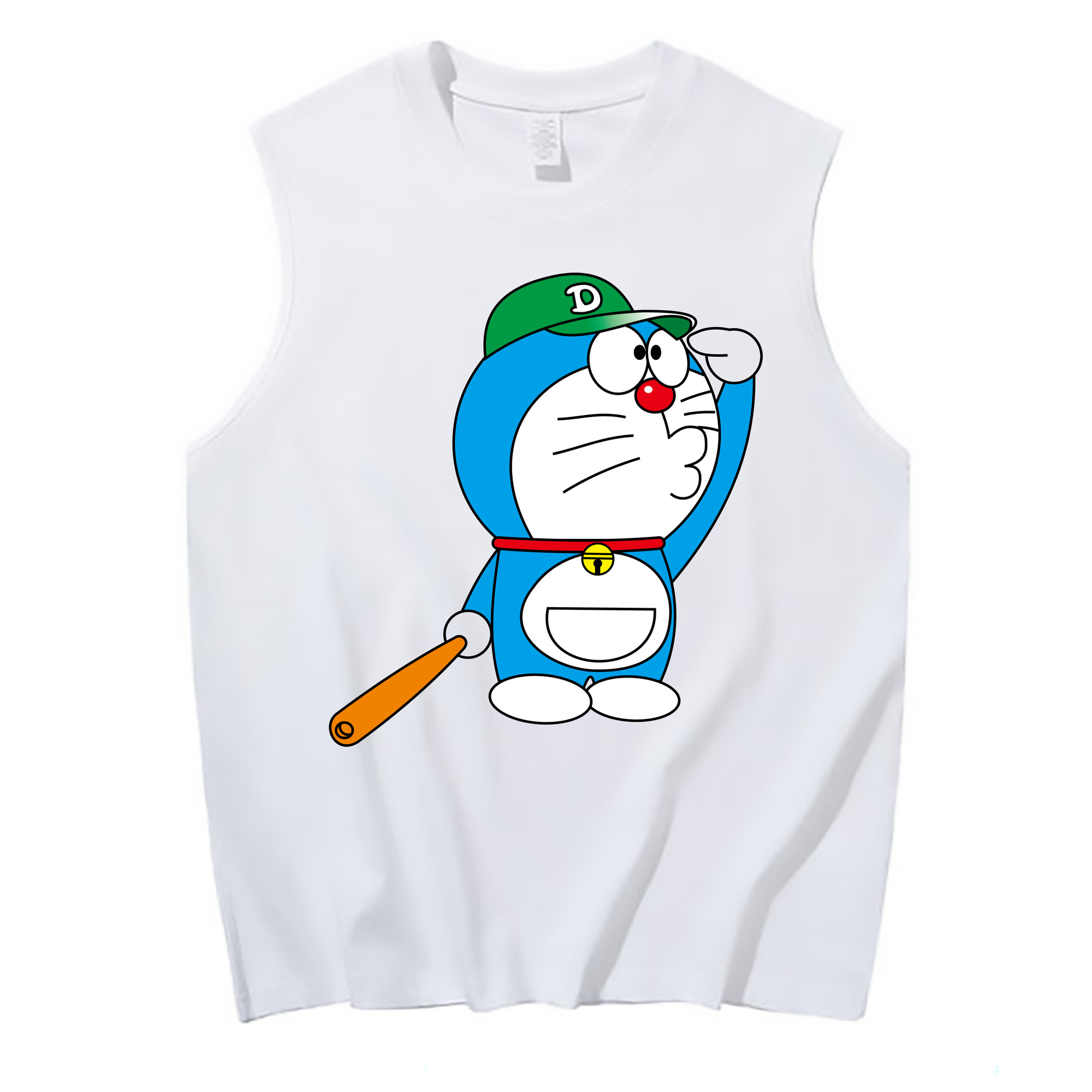 （画像用） ドラえもん Doraemon コットン100％タンクトップ（フロントプリント）