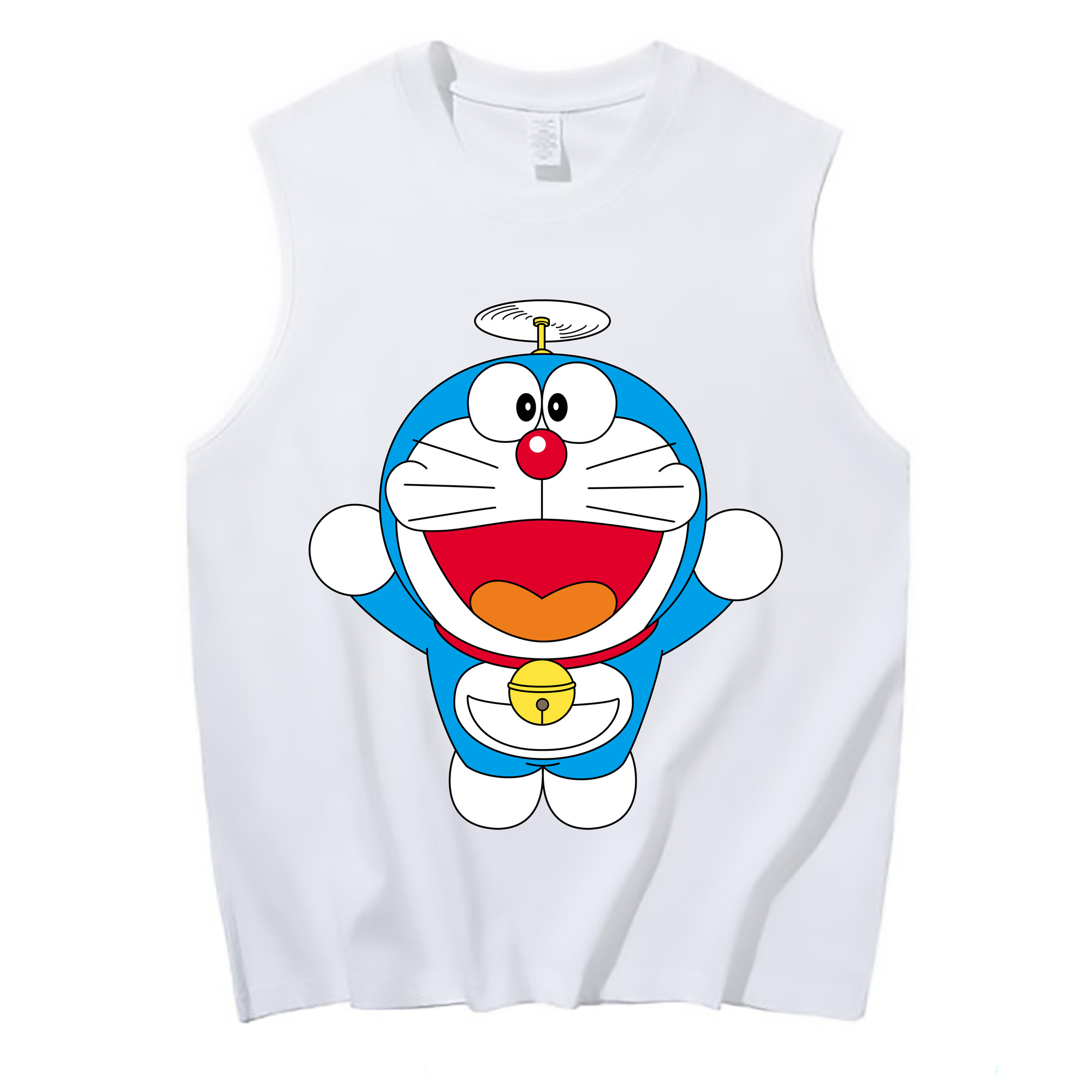 （画像用） ドラえもん Doraemon コットン100％タンクトップ（フロントプリント）